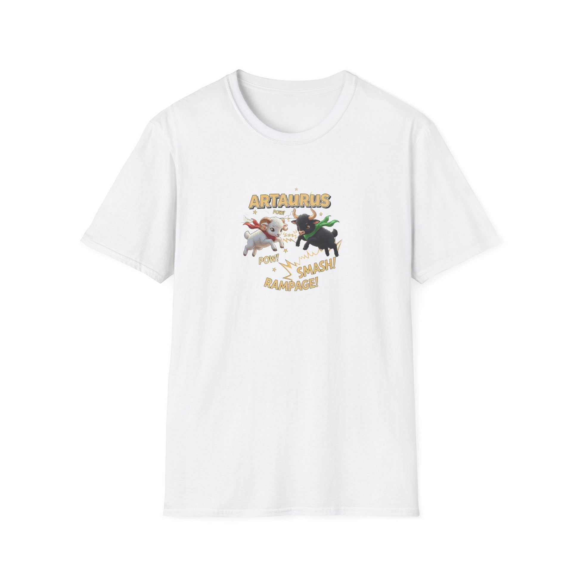 Artaurus “Rampage!” T-Shirt – Aries Taurus Cusp Zodiac Mashup Tee - That Should Be on a T-Shirt