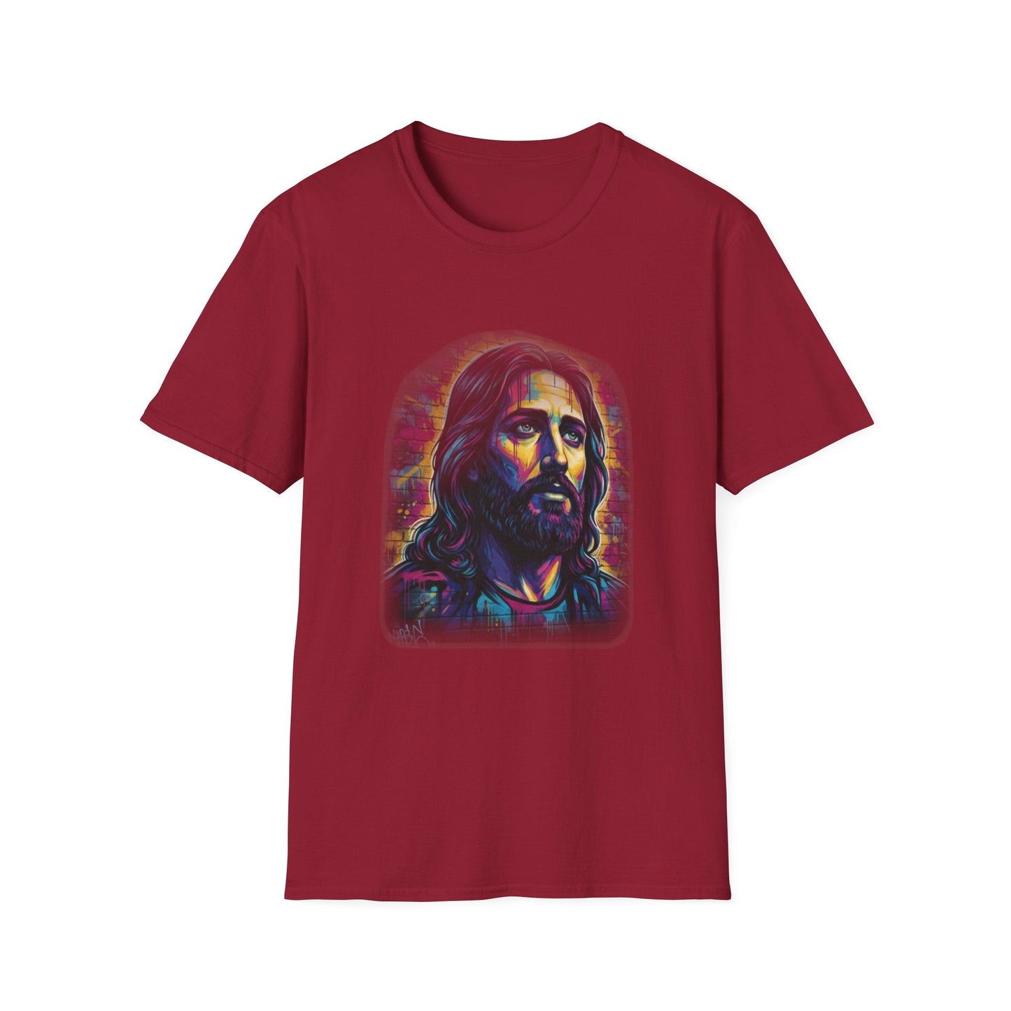 Urban Messiah – Vibrant Graffiti Art Premium Tee - That Should Be on a T-Shirt