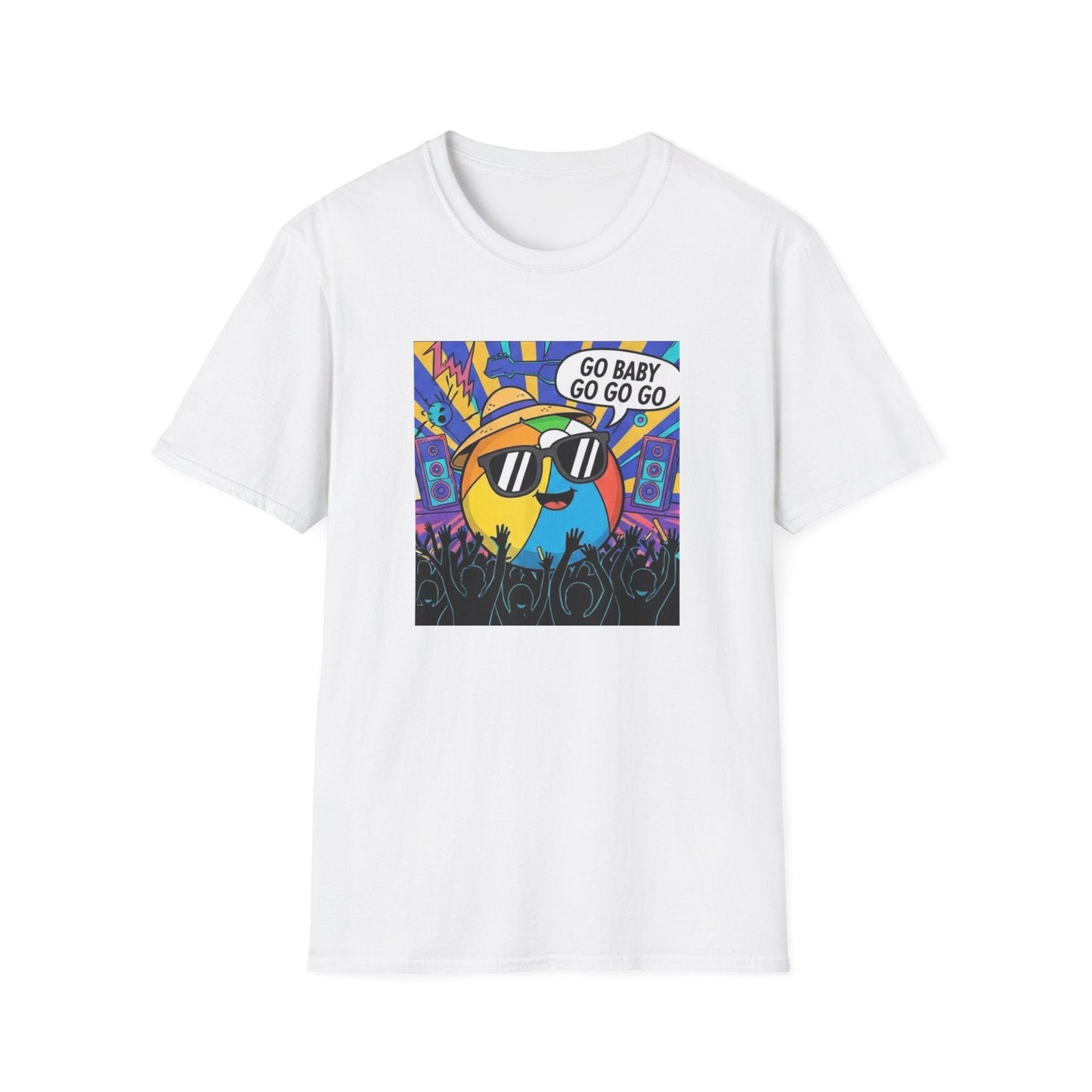 The Original "Go Baby Go Go Go" Beach Ball Guy Concert Tee
