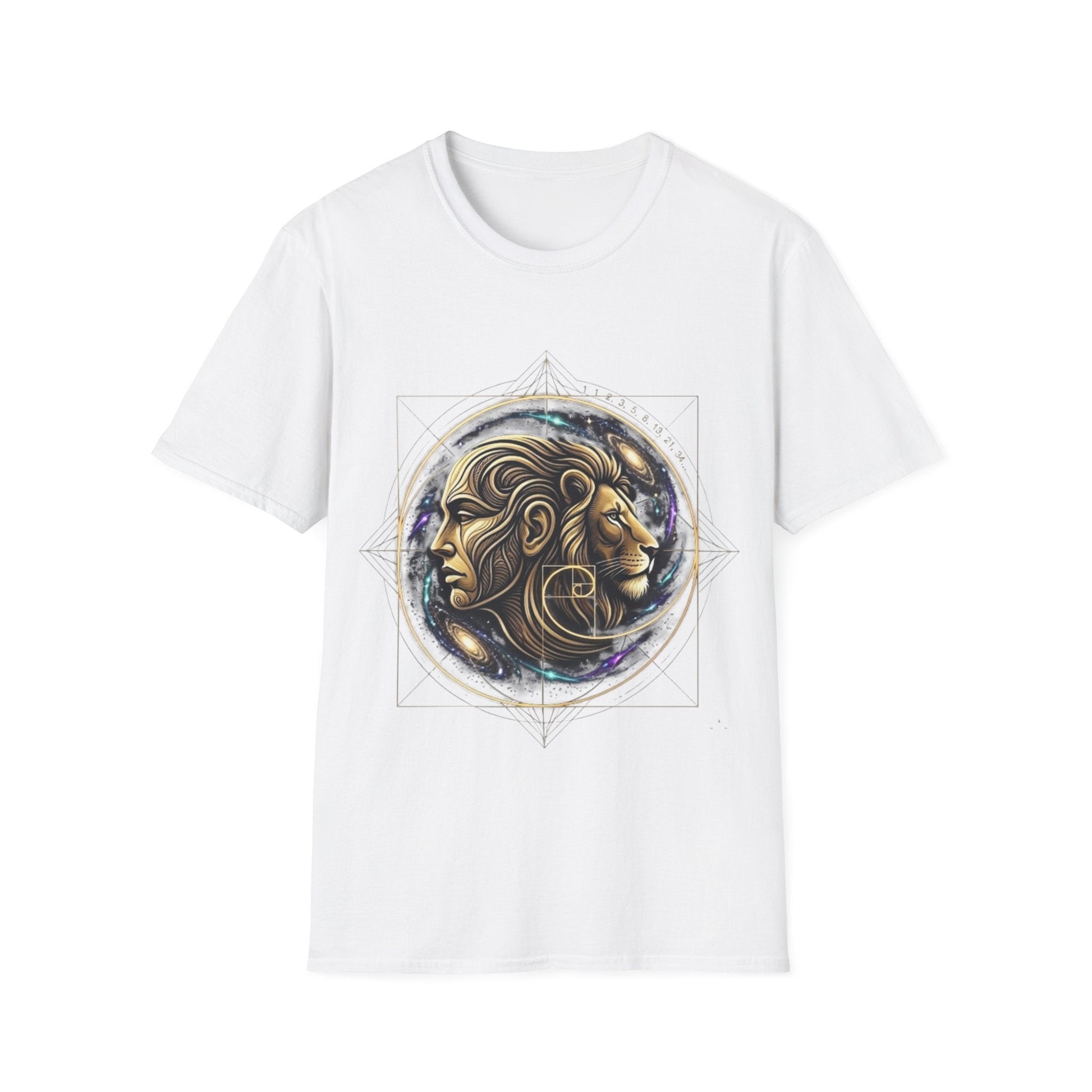 Golden Ratio Lion & Human T-Shirt - Fibonacci Sequence Sacred Geometry Tee - That Should Be on a T-Shirt