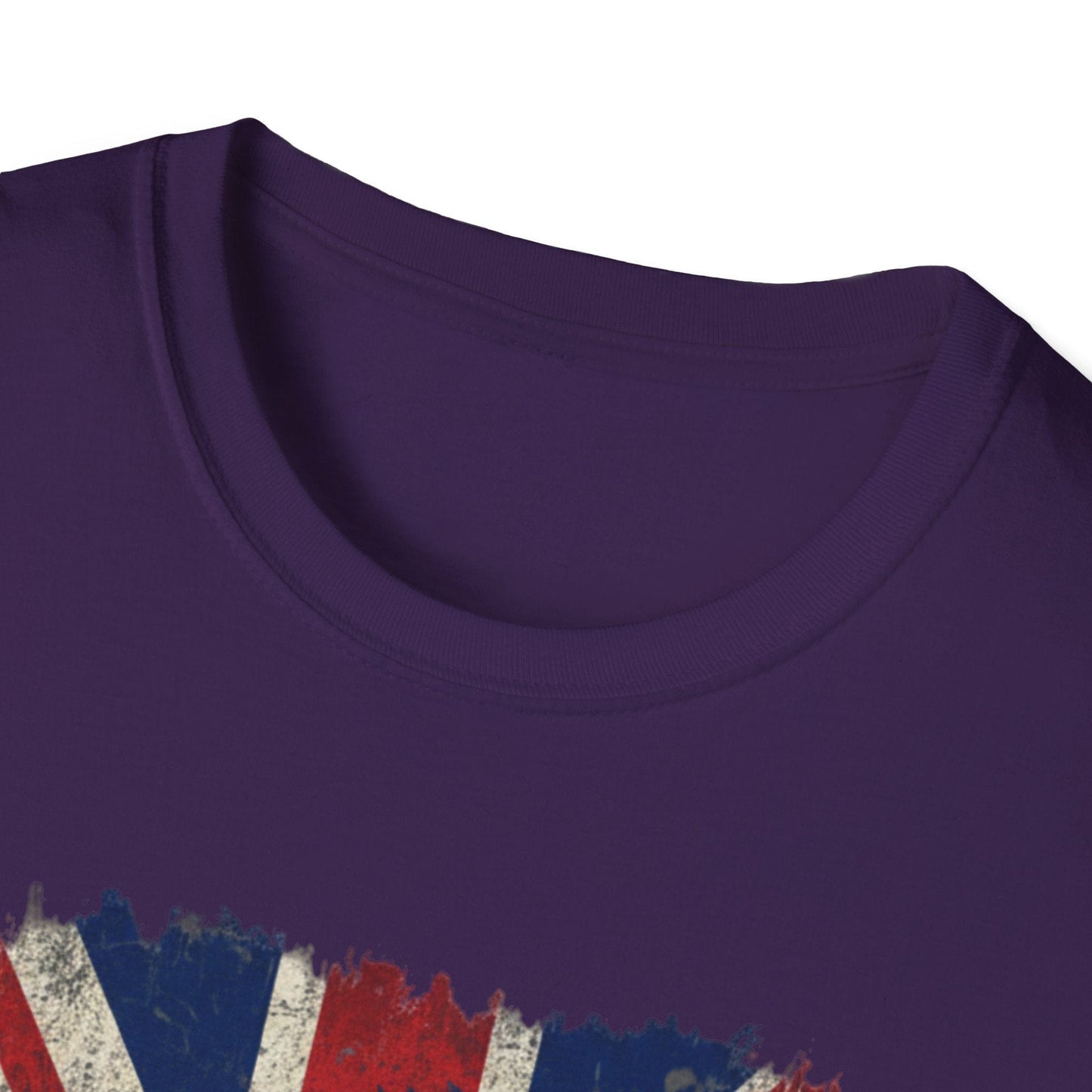 British Lion Strength & Courage T-Shirt - Distressed Union Jack Graphic Tee