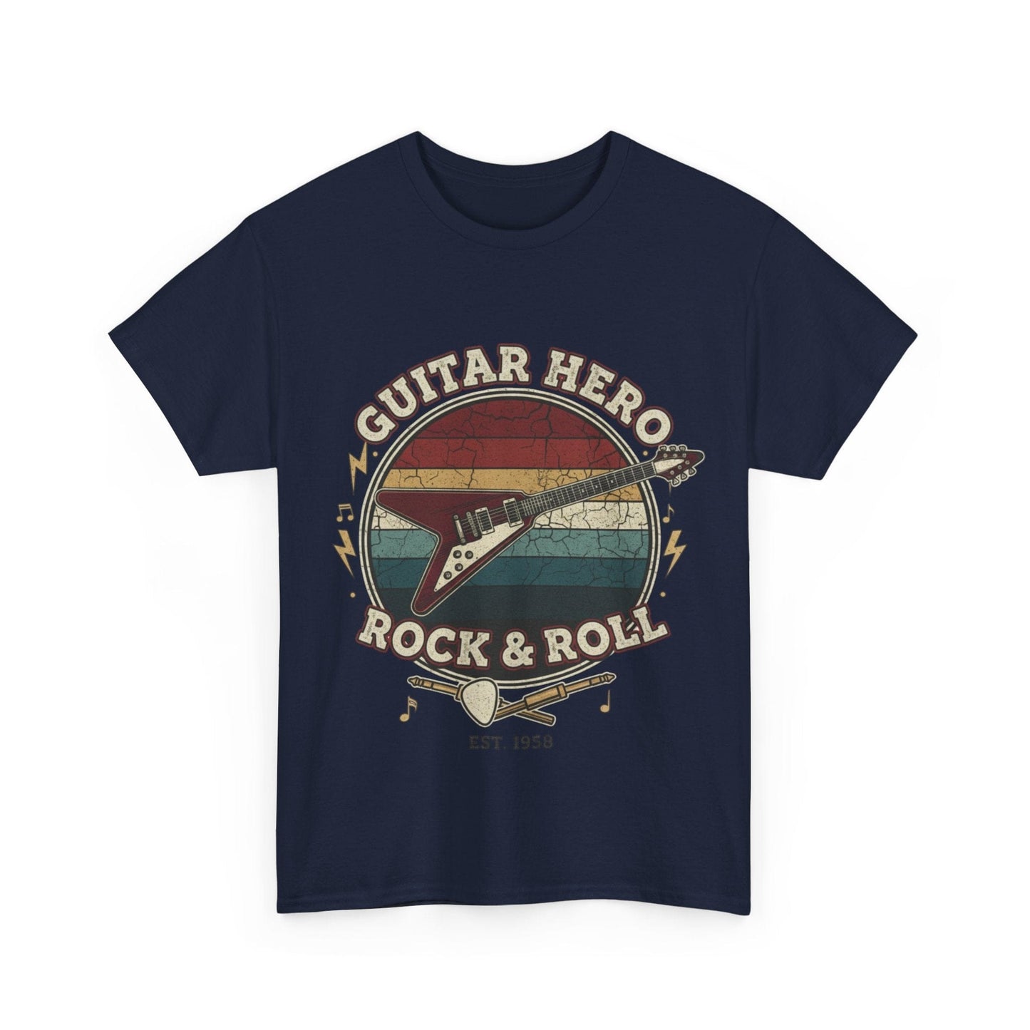 Guitar Hero T-Shirt | Rock and Roll Band Tee | Electric Guitar Graphic Shirt | Music Lover Gift - That Should Be on a T-Shirt