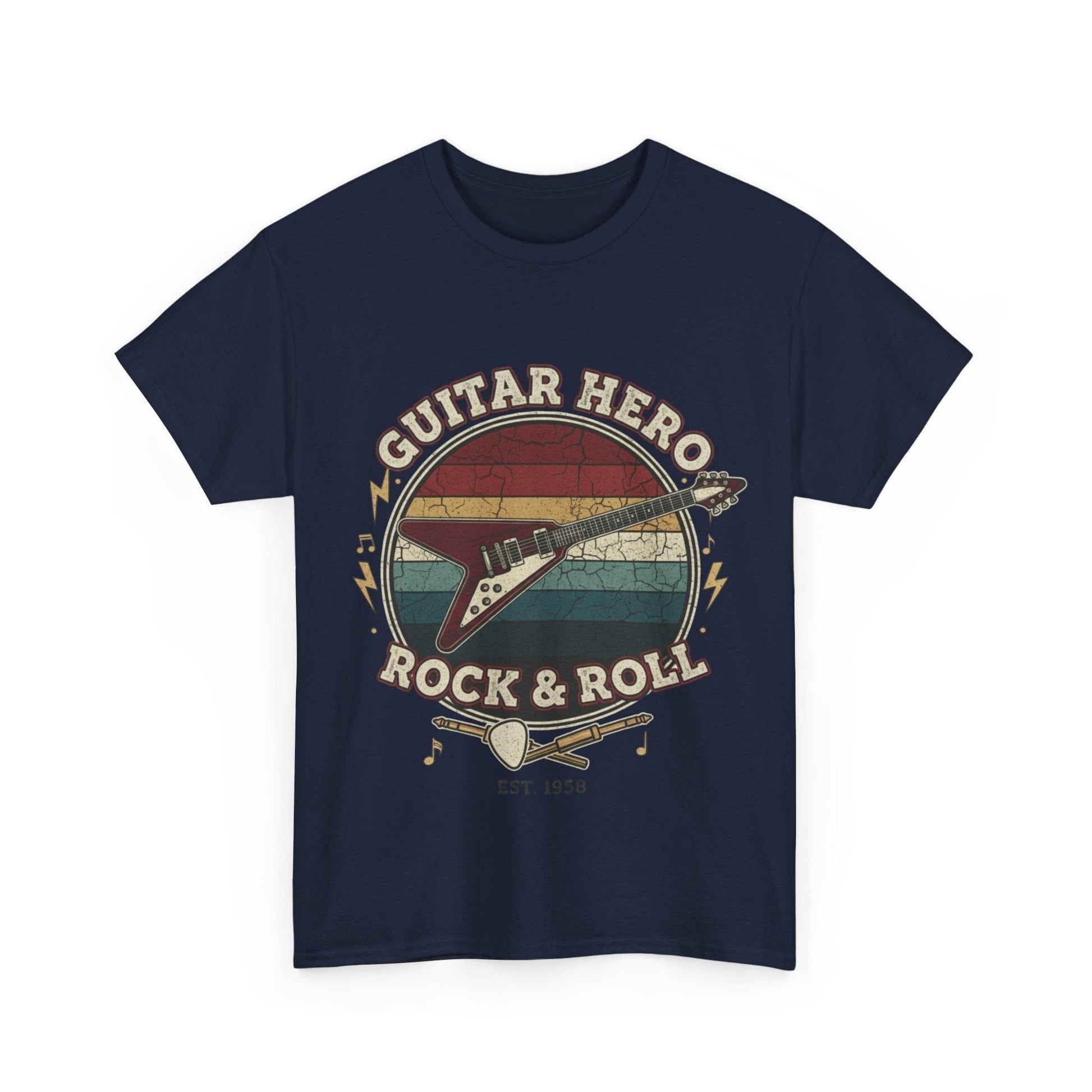 Guitar Hero T-Shirt | Rock and Roll Band Tee | Electric Guitar Graphic Shirt | Music Lover Gift - That Should Be on a T-Shirt