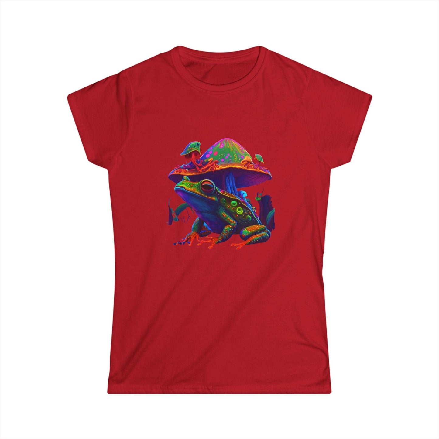 Cosmic Frog Mushroom Tee – Psychedelic Nature Graphic T-Shirt
