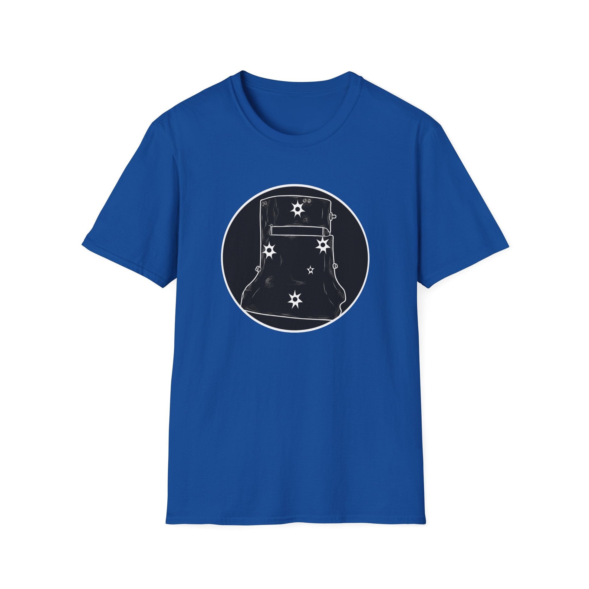 Ned Kelly Outlaw Helmet Graphic T-Shirt - Premium Black Cotton Streetwear - That Should Be on a T-Shirt