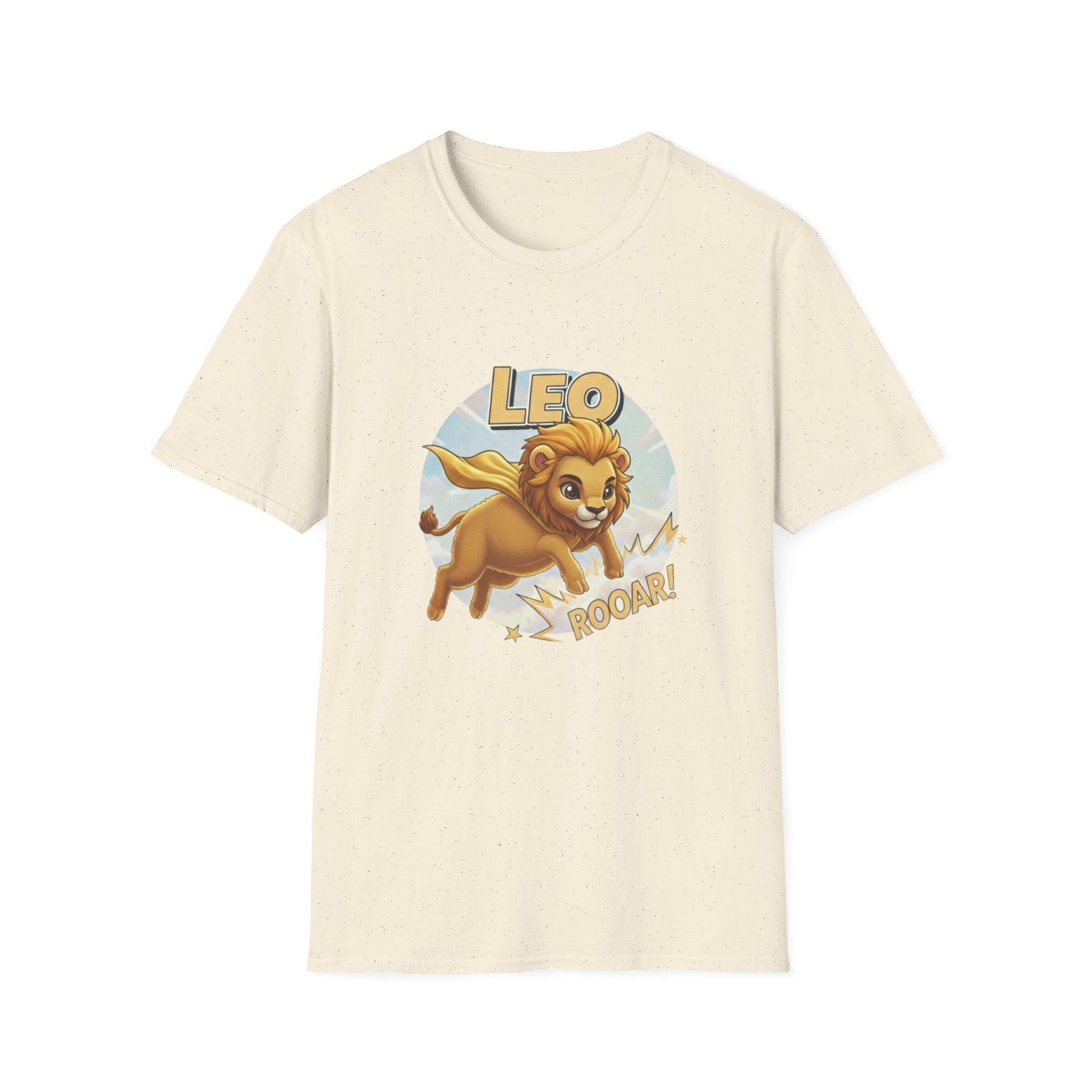 Leo Zodiac T-Shirt – Cute Lion Astrology Tee with “Roaar!” Design - That Should Be on a T-Shirt