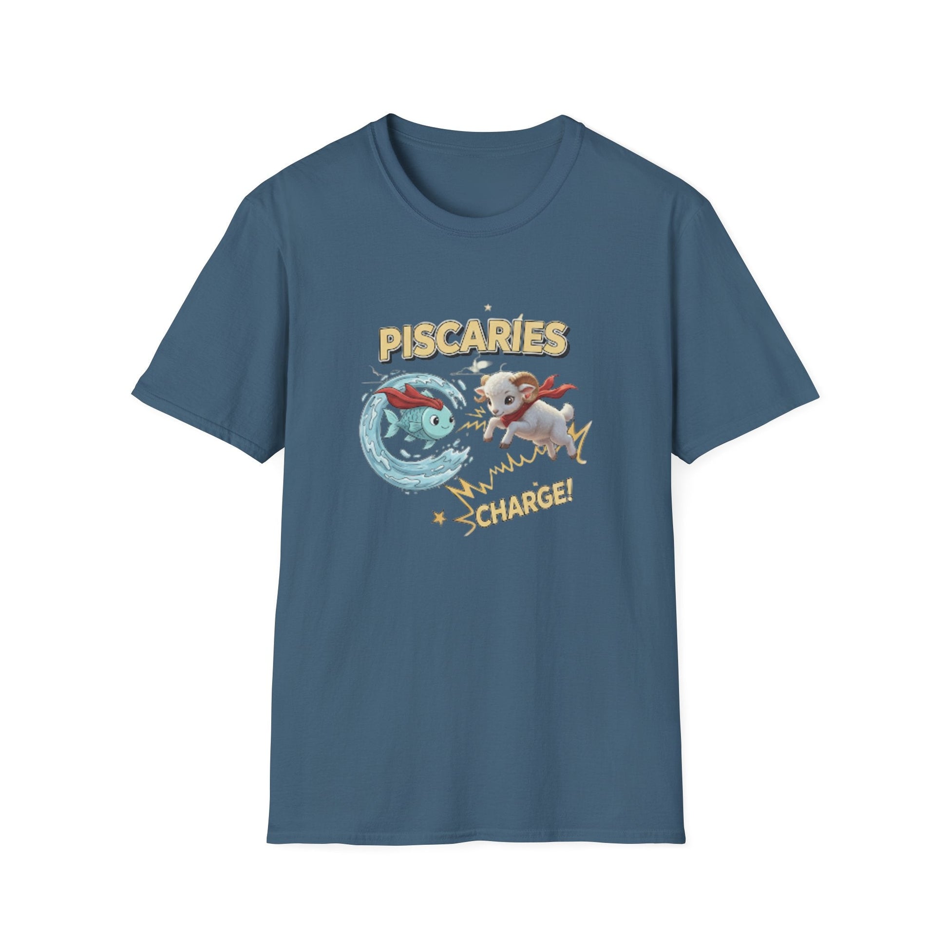 Piscaries Cusp Superhero Vintage T-Shirt — Retro Graphic Tee - That Should Be on a T-Shirt