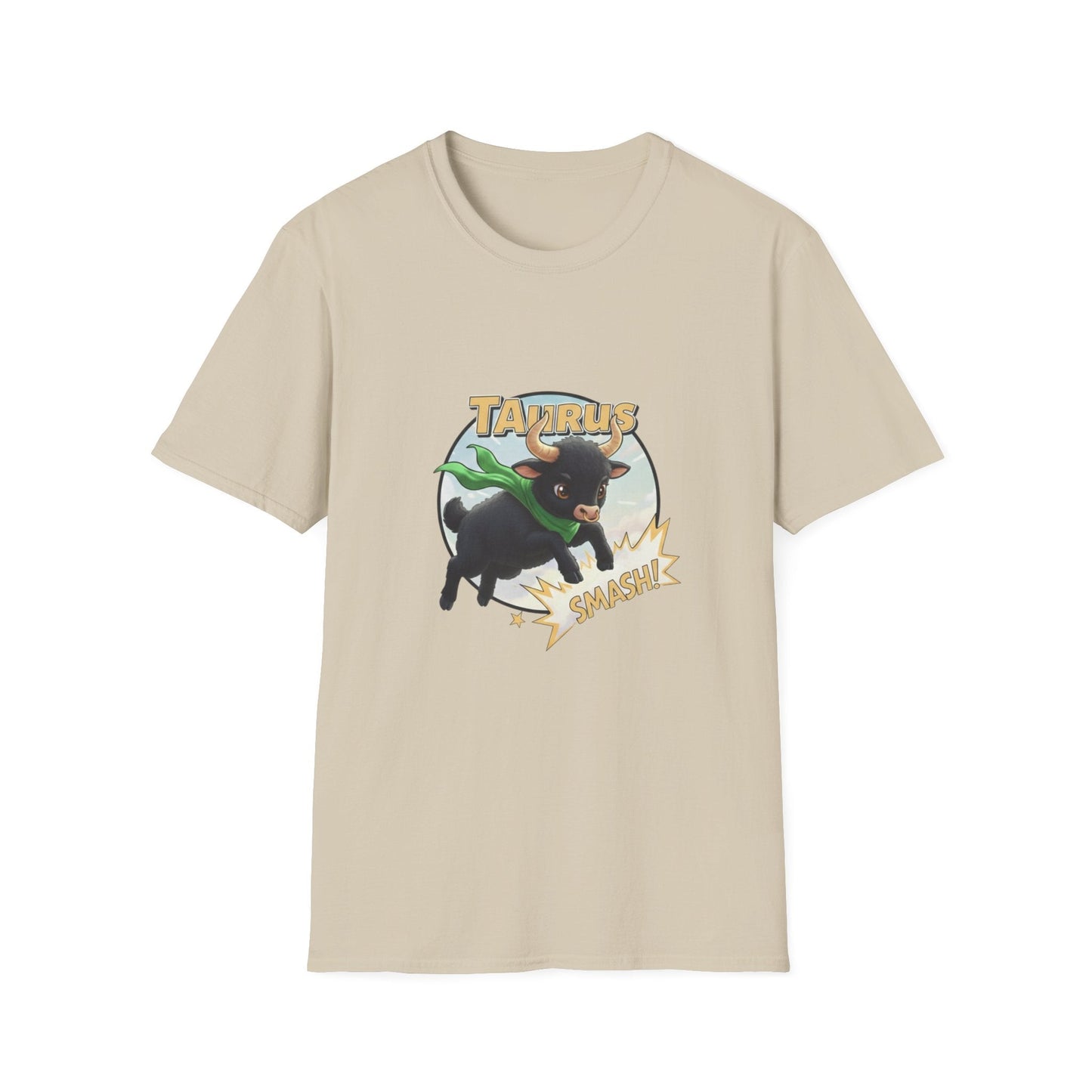 Taurus Smash! Superhero Bull Graphic Tee - That Should Be on a T-Shirt