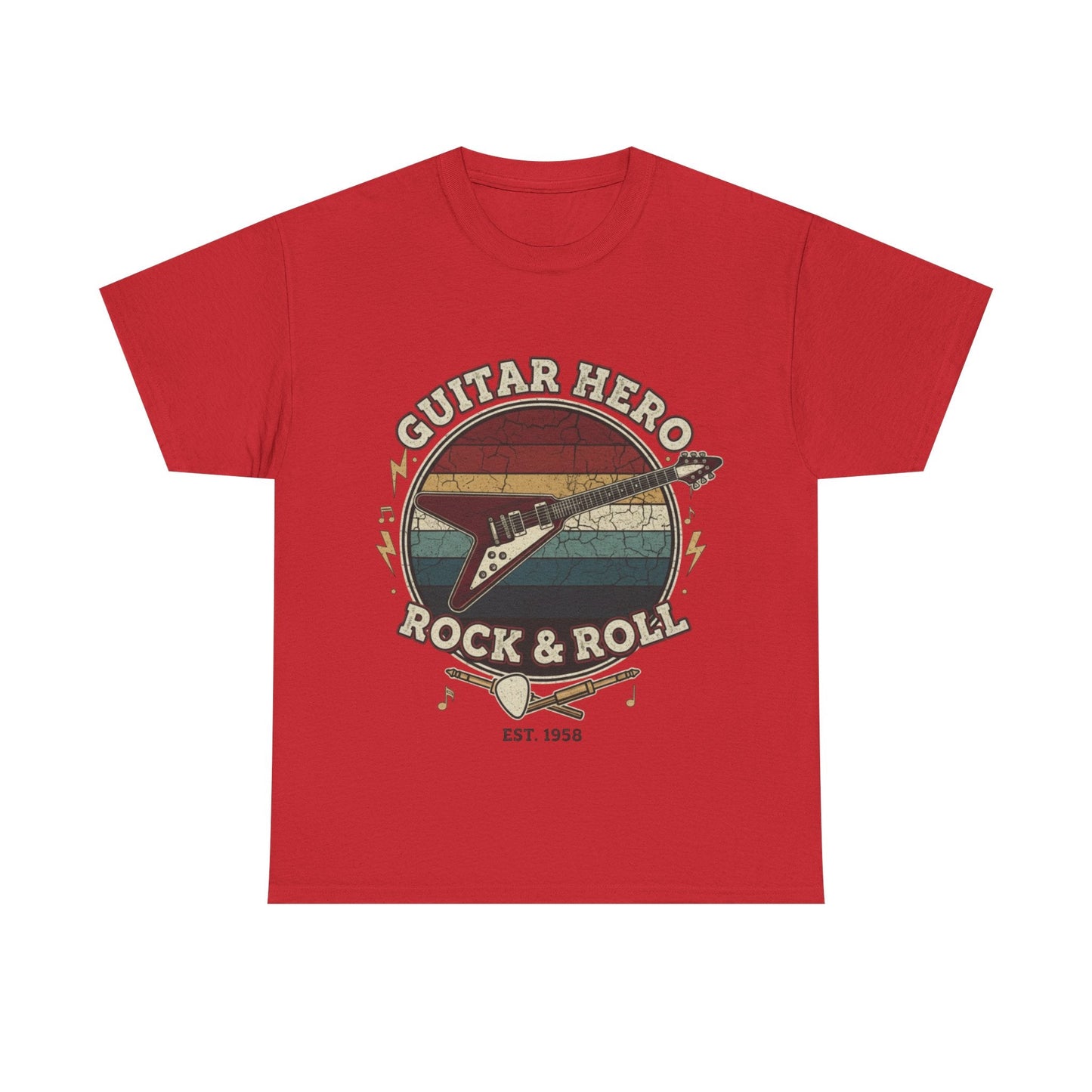 Guitar Hero T-Shirt | Rock and Roll Band Tee | Electric Guitar Graphic Shirt | Music Lover Gift - That Should Be on a T-Shirt