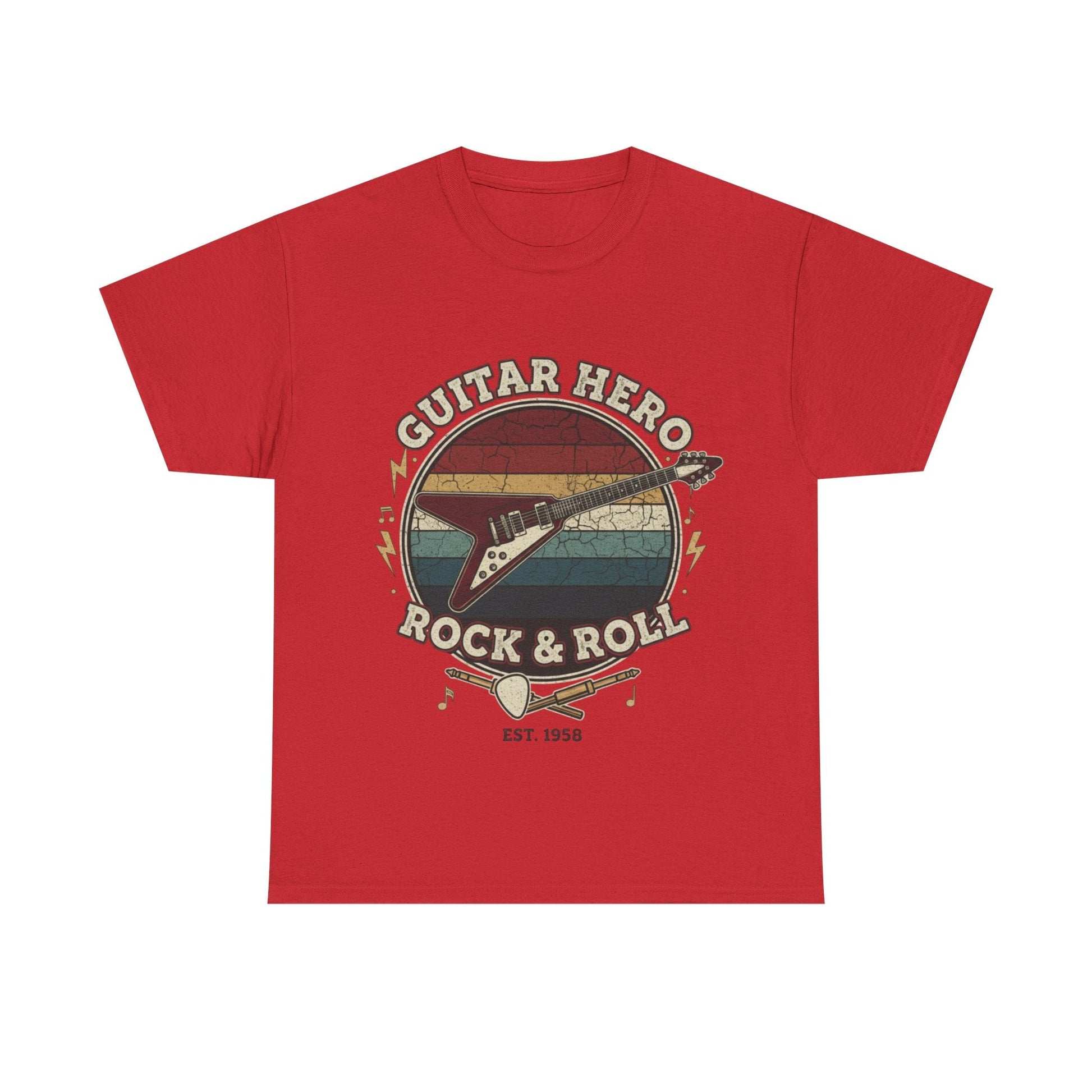 Guitar Hero T-Shirt | Rock and Roll Band Tee | Electric Guitar Graphic Shirt | Music Lover Gift - That Should Be on a T-Shirt