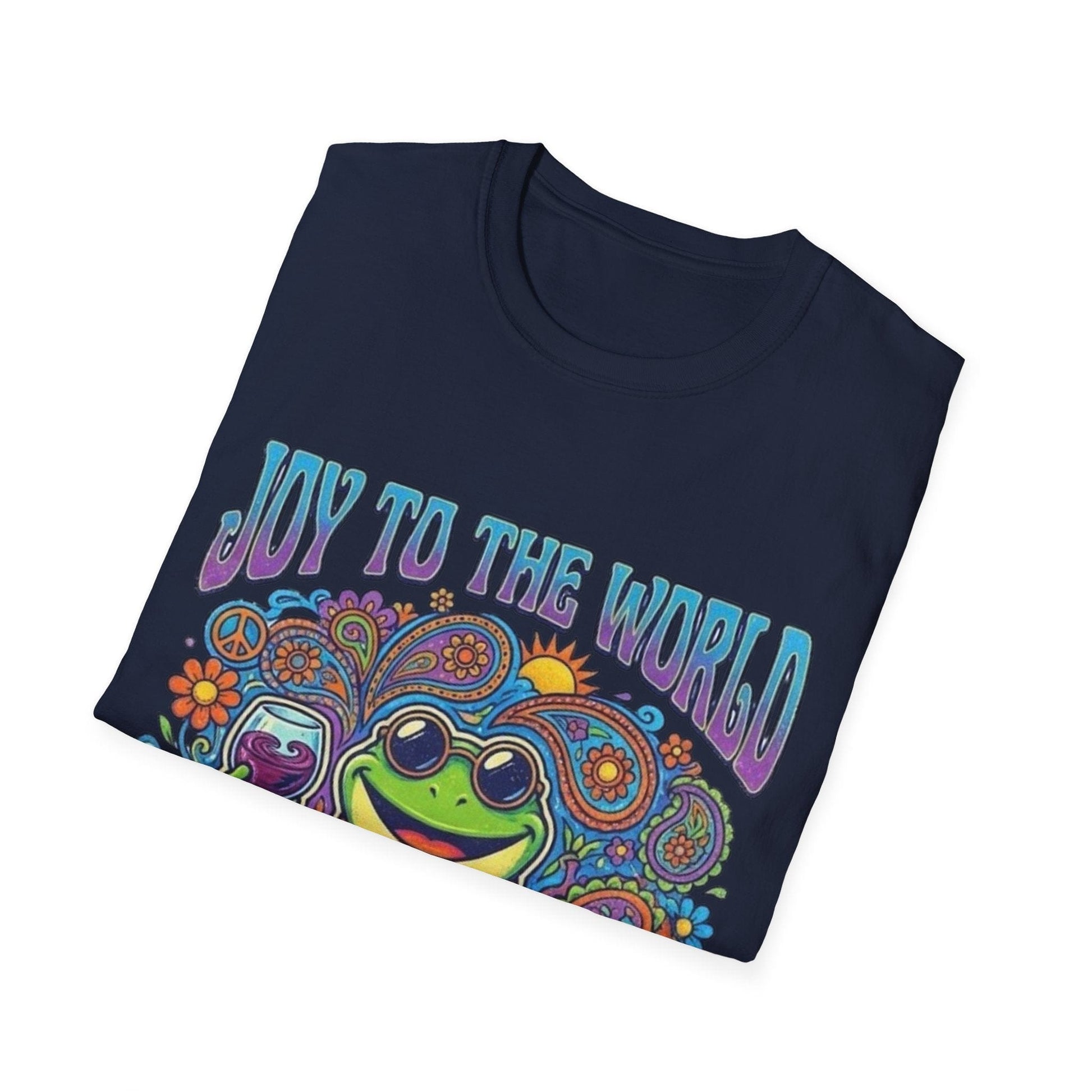 Joy to the World T-Shirt — Psychedelic Holiday Graphic Tee - That Should Be on a T-Shirt