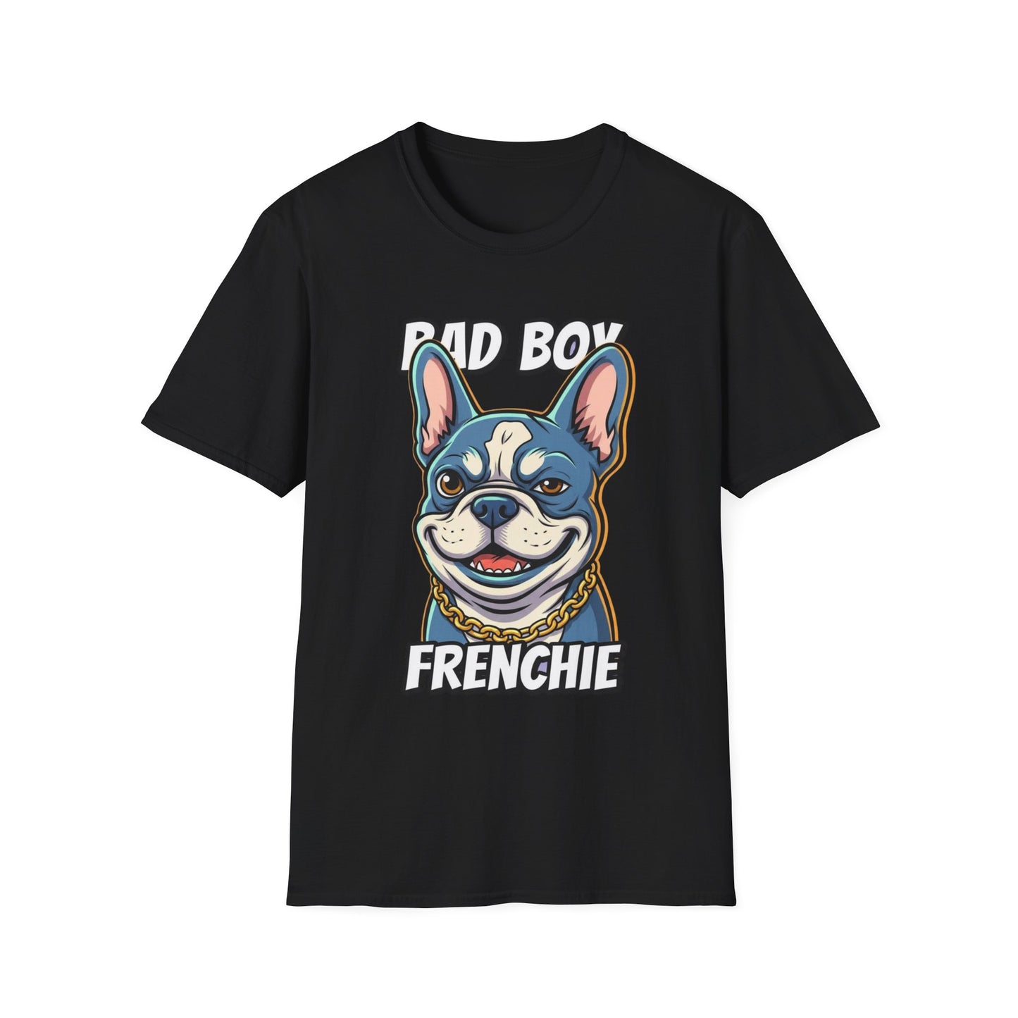 Bad Boy Frenchie Tshirt | French Bulldog Dad Tee | Oversized Graphic Streetwear