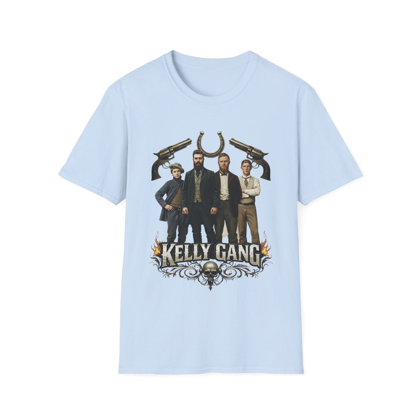 Kelly Gang Heritage Graphic Tee – Legendary Australian Outlaw Style - That Should Be on a T-Shirt