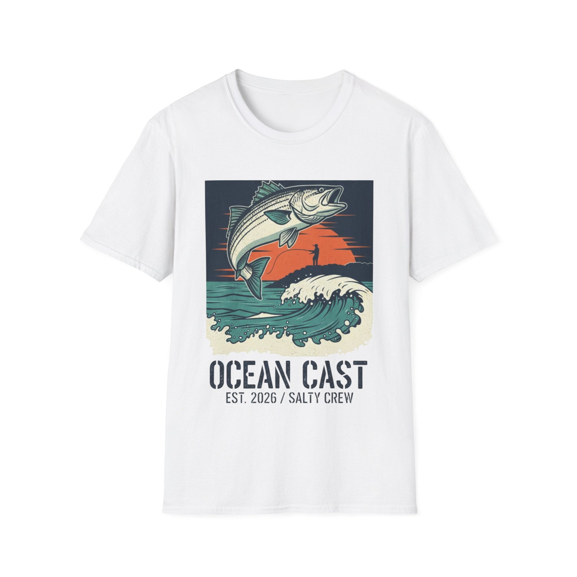 Salty Crew "Ocean Cast" Graphic Tee – Vintage Surf & Turf Style - That Should Be on a T-Shirt
