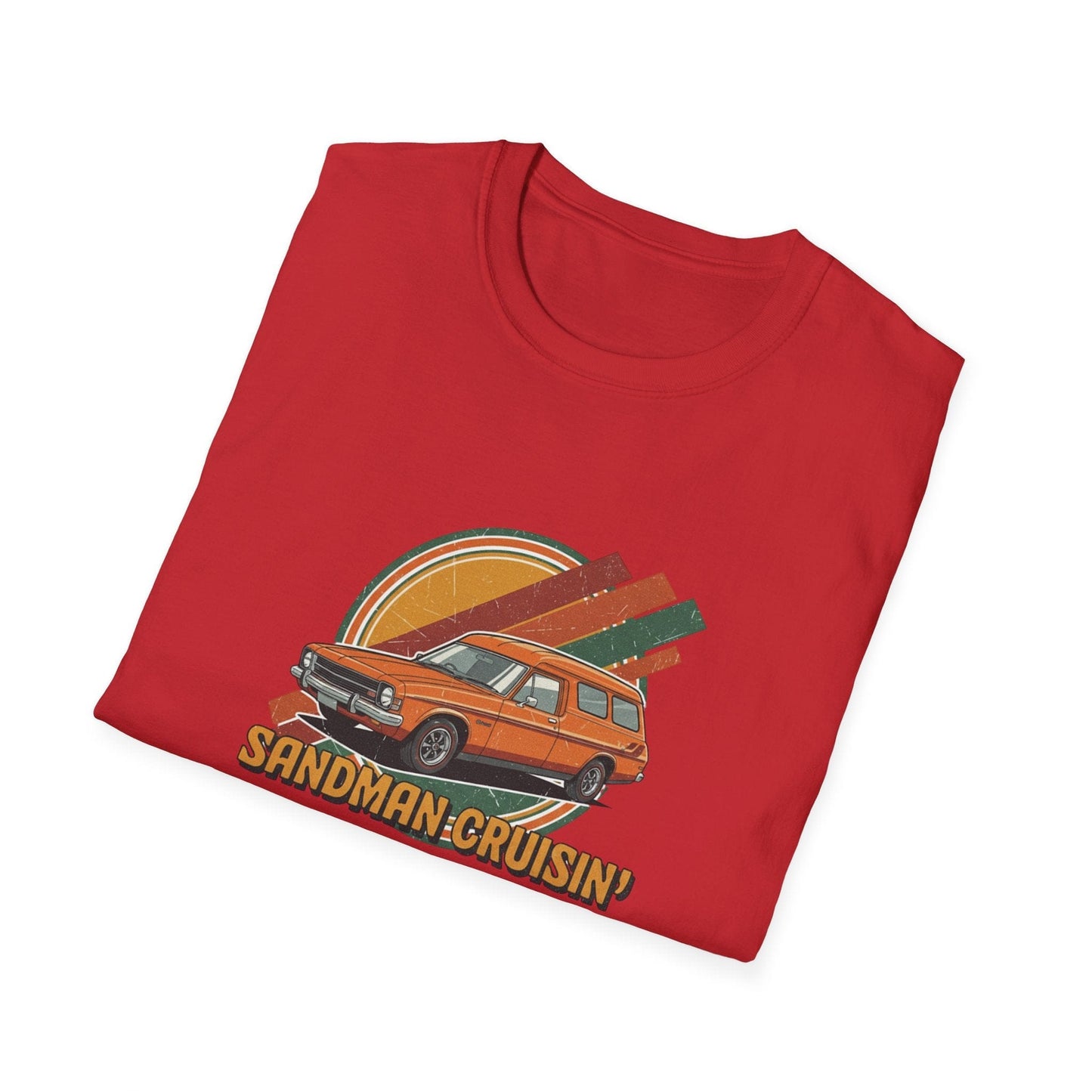Sandman Cruisin' Van T-Shirt — Retro Campervan Graphic Tee