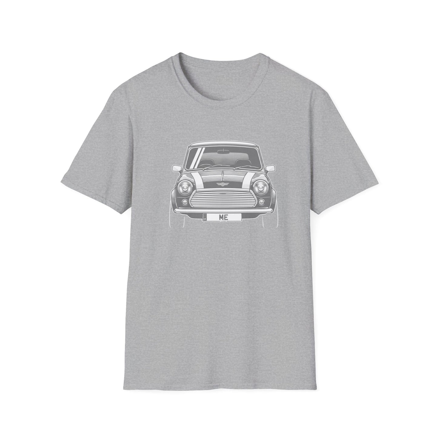 Classic Mini Car T-Shirt – Vintage Front View Graphic Tee for Car Lovers - That Should Be on a T-Shirt