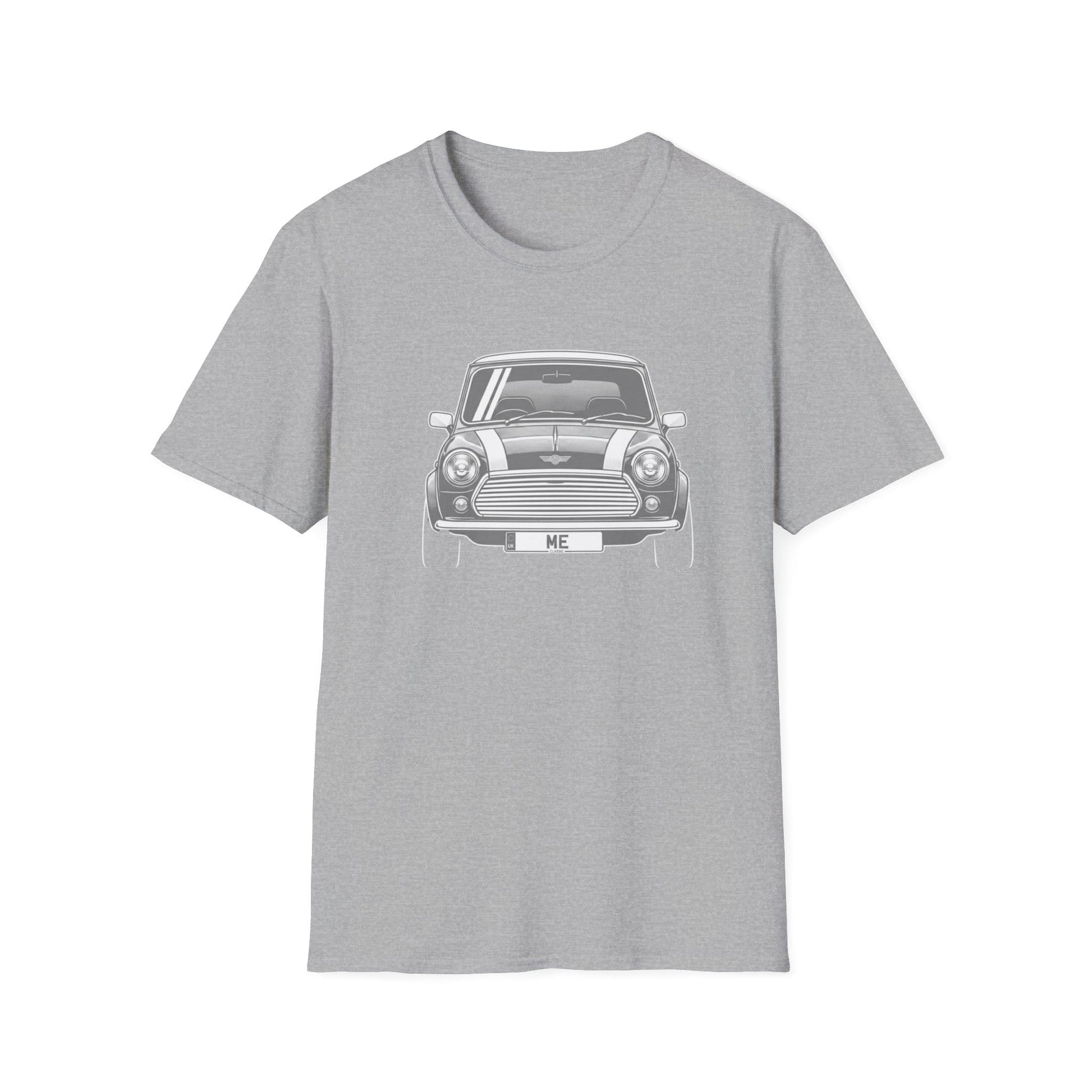 Classic Mini Car T-Shirt – Vintage Front View Graphic Tee for Car Lovers - That Should Be on a T-Shirt