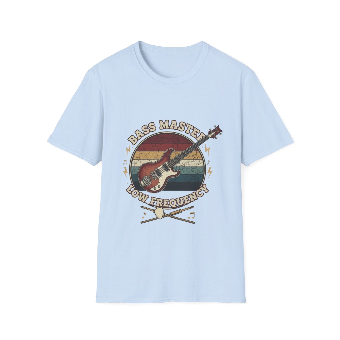 Vintage Bass Master "Low Frequency" T-Shirt - Retro Musician Tee