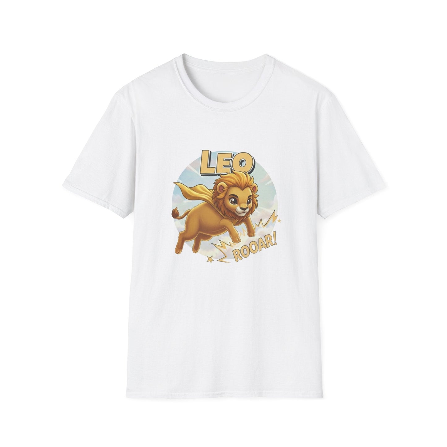 Leo Zodiac T-Shirt – Cute Lion Astrology Tee with “Roaar!” Design - That Should Be on a T-Shirt
