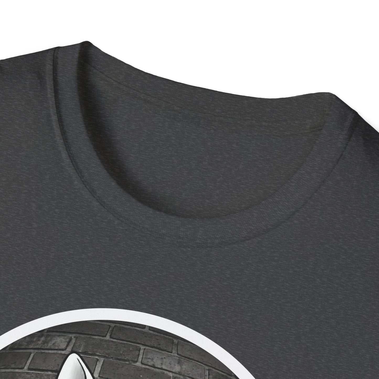 Bull Terrier Cartoon T-Shirt — Cute Dog Face Graphic Tee - That Should Be on a T-Shirt