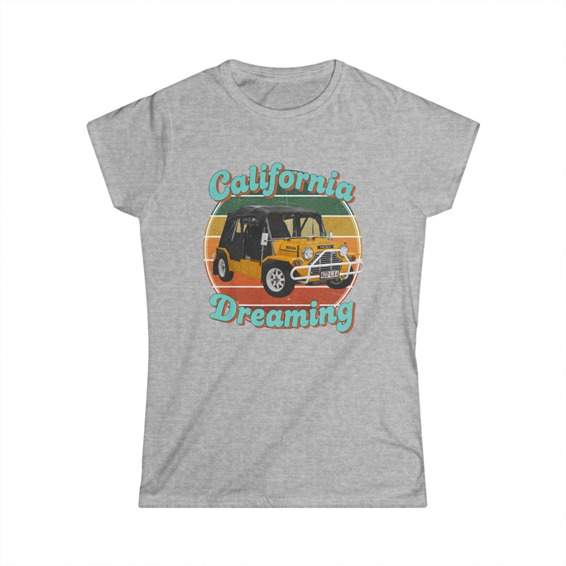 California Dreaming Tee — Vintage Surf Moke Women’s Shirt - That Should Be on a T-Shirt