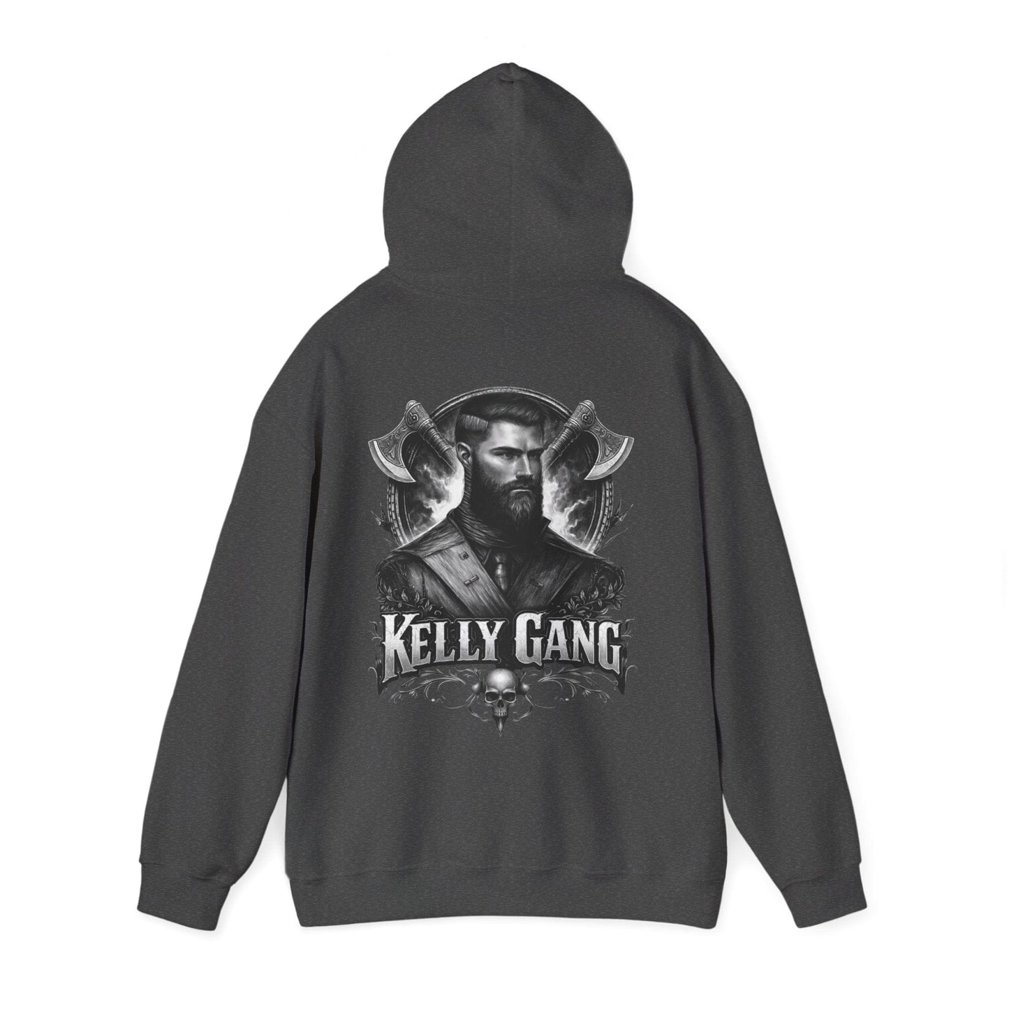 Kelly Gang Hoodie – Vintage Outlaw Portrait Pullover - That Should Be on a T-Shirt