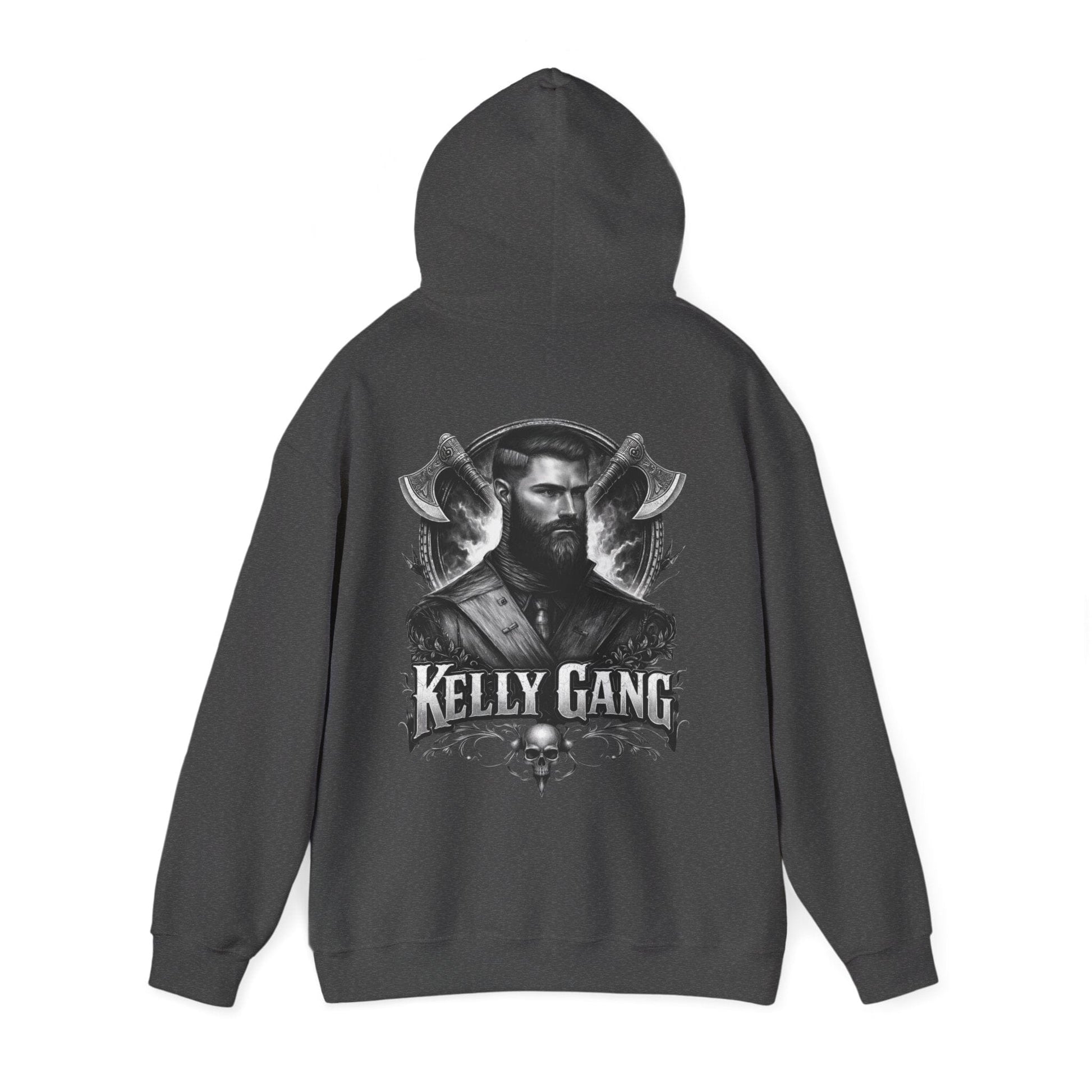 Kelly Gang Hoodie – Vintage Outlaw Portrait Pullover - That Should Be on a T-Shirt