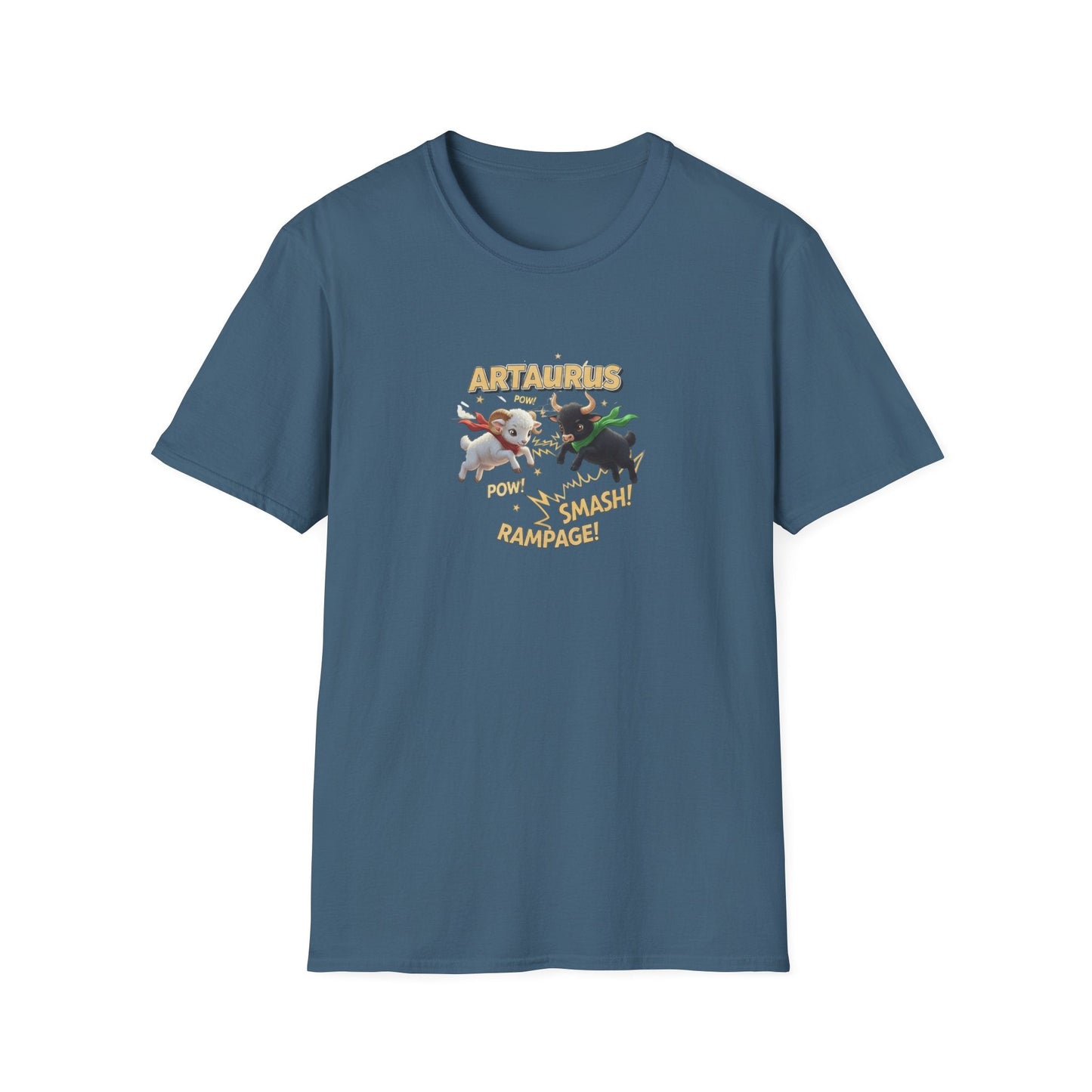 Artaurus “Rampage!” T-Shirt – Aries Taurus Cusp Zodiac Mashup Tee - That Should Be on a T-Shirt