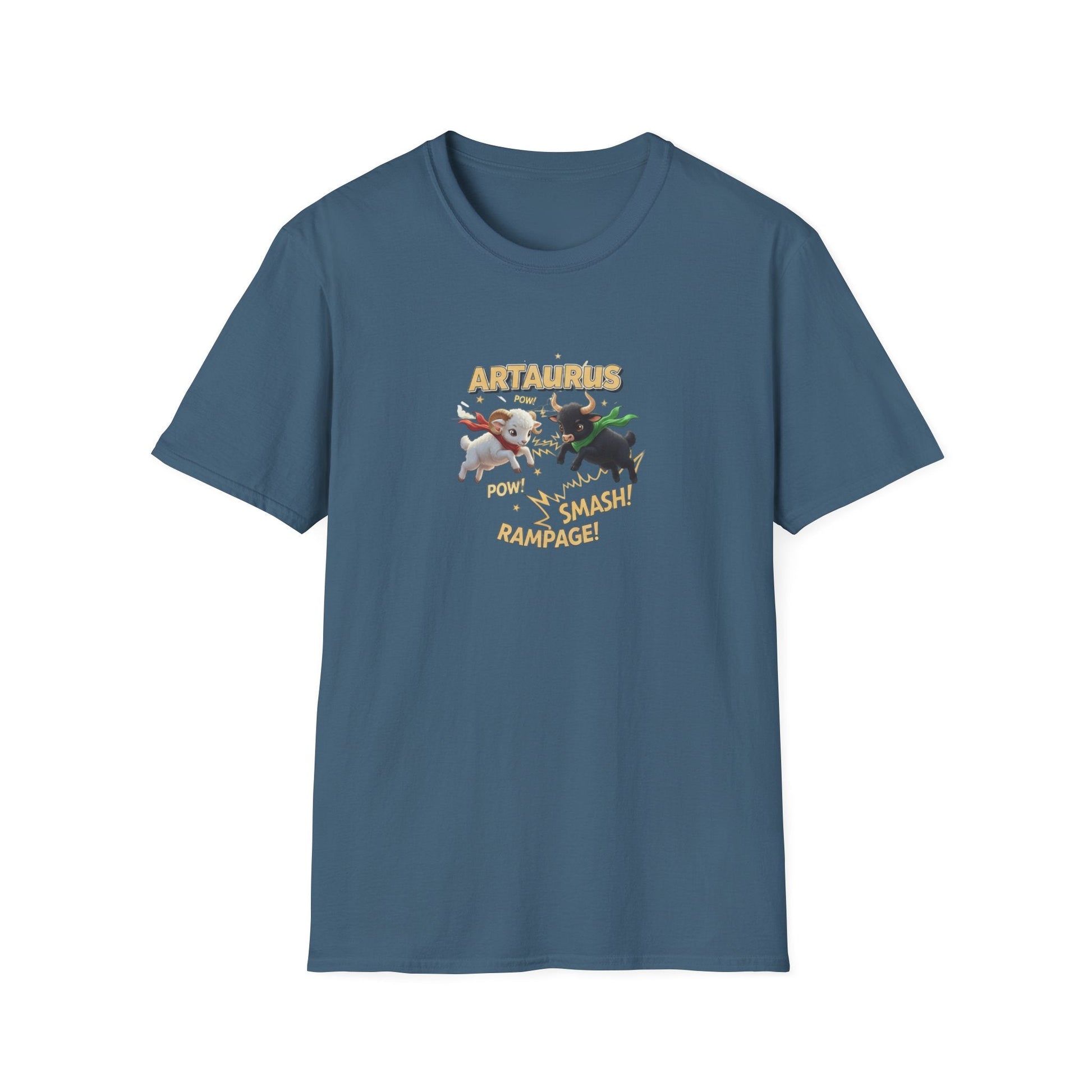 Artaurus “Rampage!” T-Shirt – Aries Taurus Cusp Zodiac Mashup Tee - That Should Be on a T-Shirt