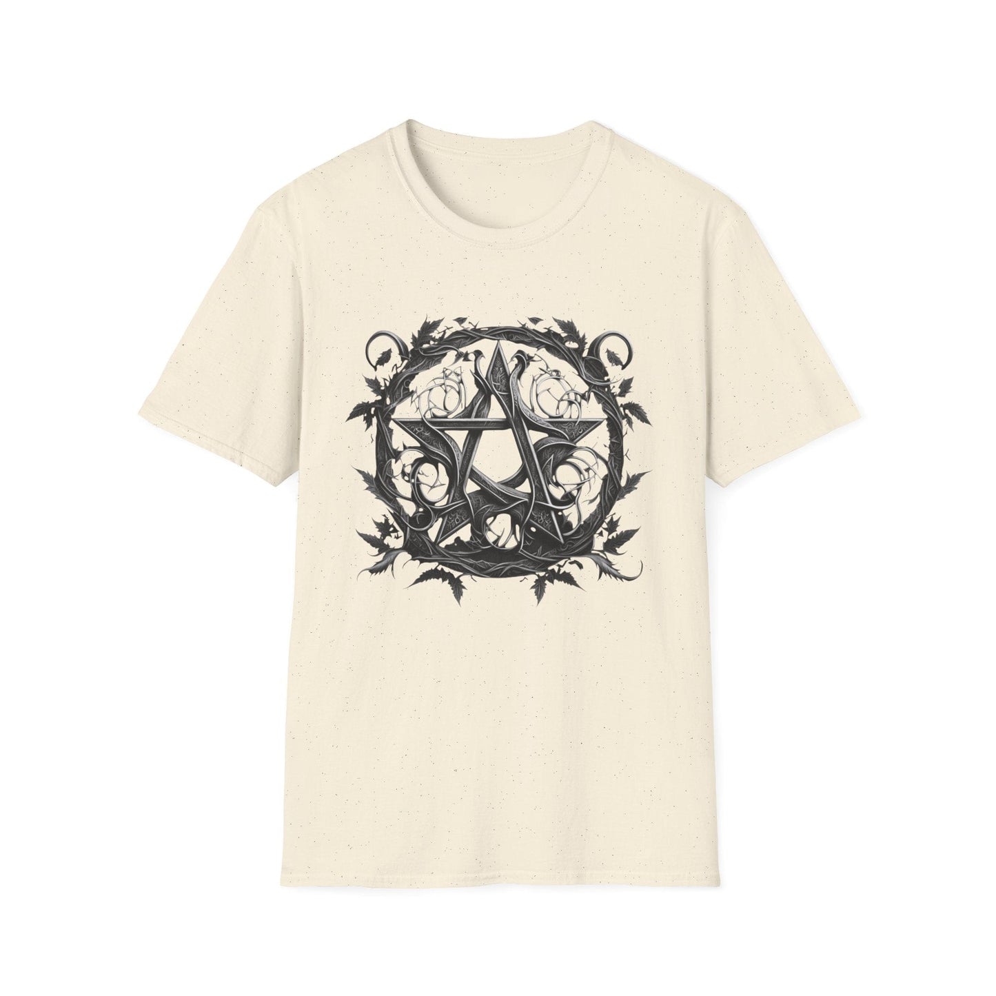 Gothic Sigil T-Shirt – Dark Circular Emblem Graphic Tee - That Should Be on a T-Shirt