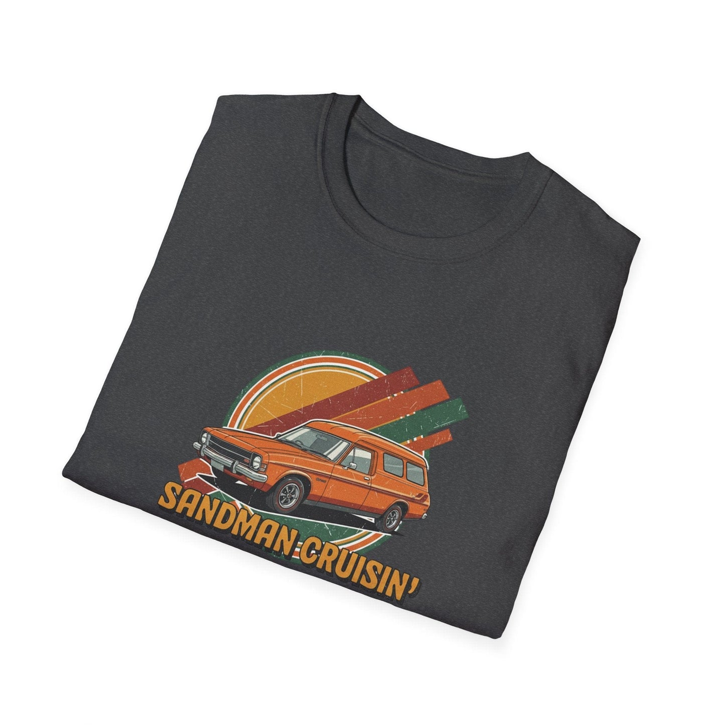 Sandman Cruisin' Van T-Shirt — Retro Campervan Graphic Tee