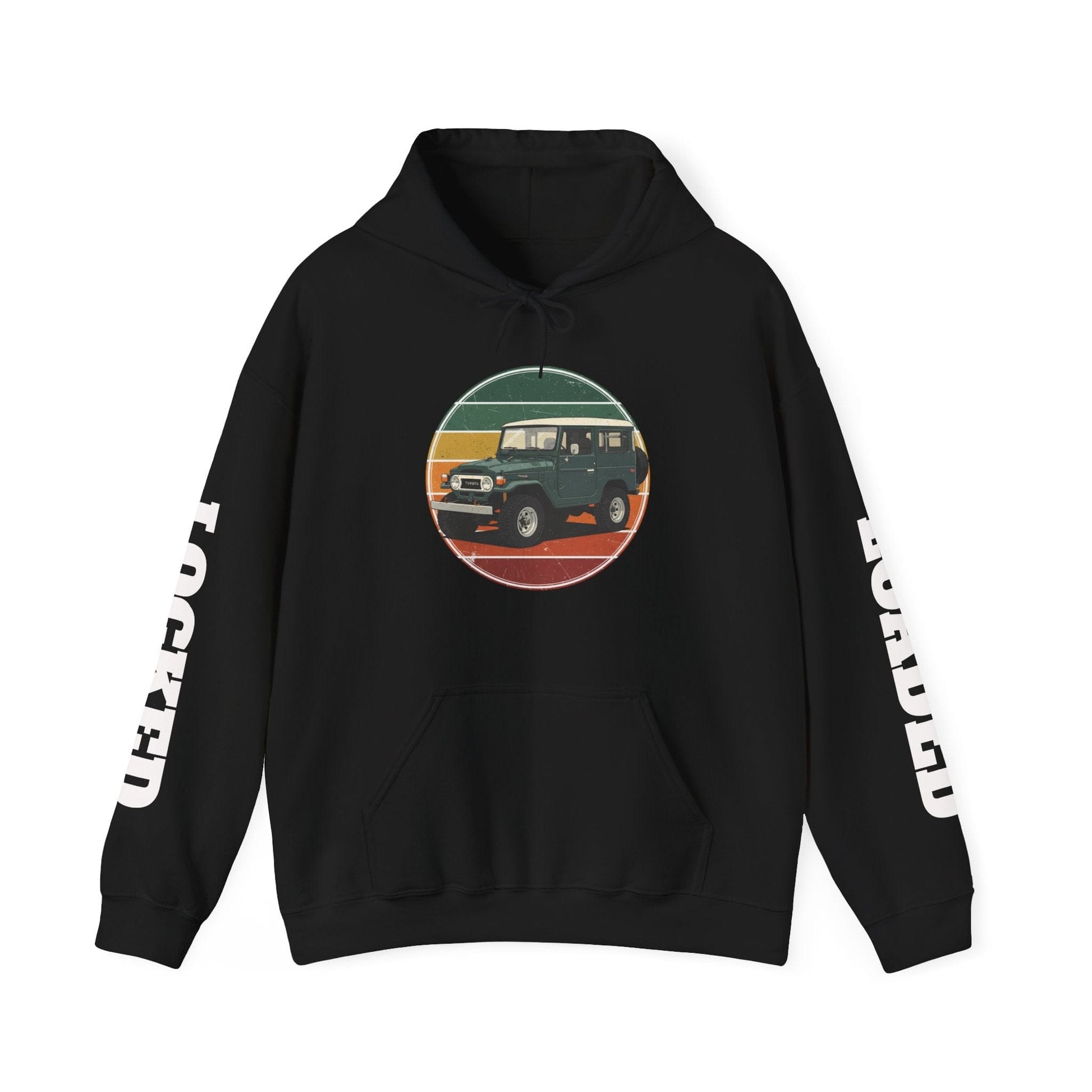 Locked & Loaded FJ40 Land Cruiser Hoodie | Vintage Off-Road Adventure - That Should Be on a T-Shirt
