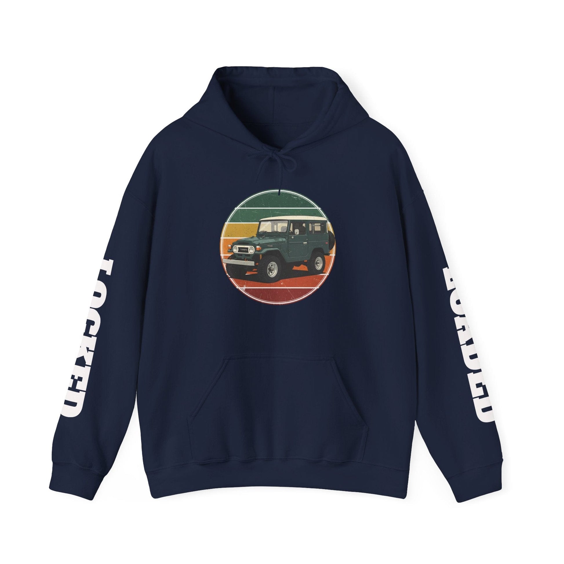 Locked & Loaded FJ40 Land Cruiser Hoodie | Vintage Off-Road Adventure - That Should Be on a T-Shirt