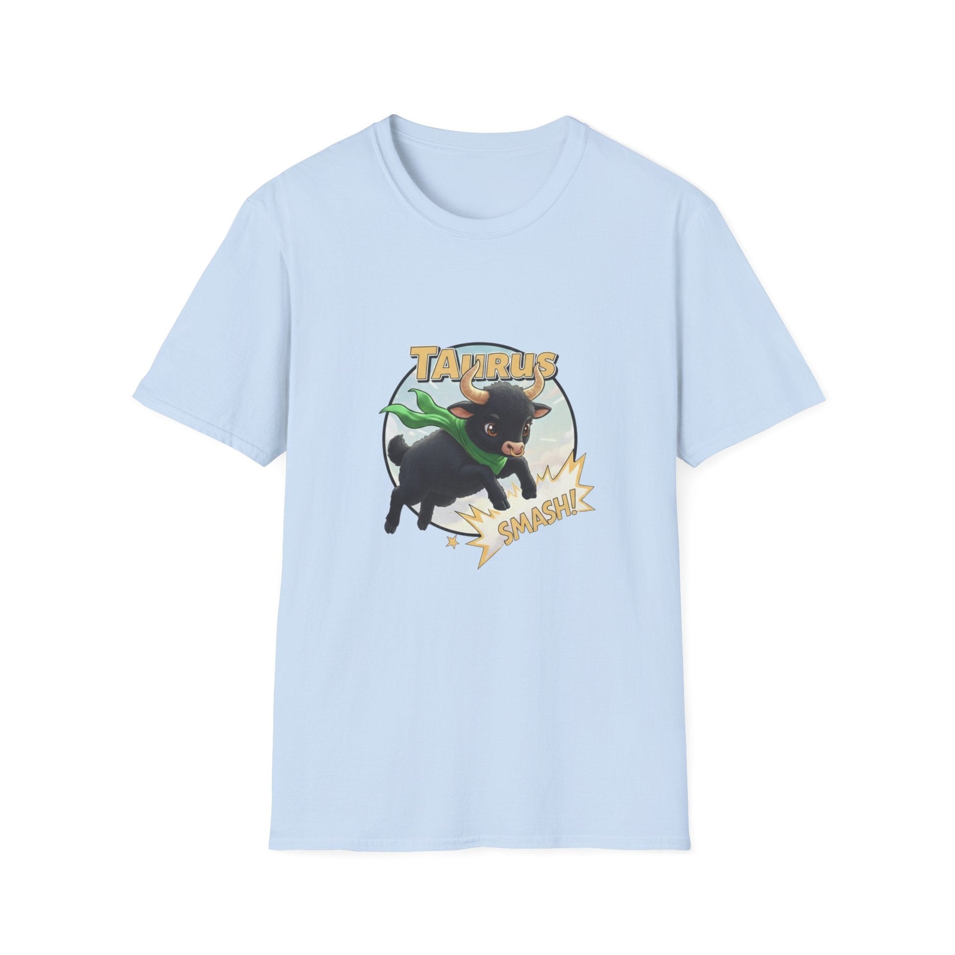 Taurus Smash! Superhero Bull Graphic Tee - That Should Be on a T-Shirt