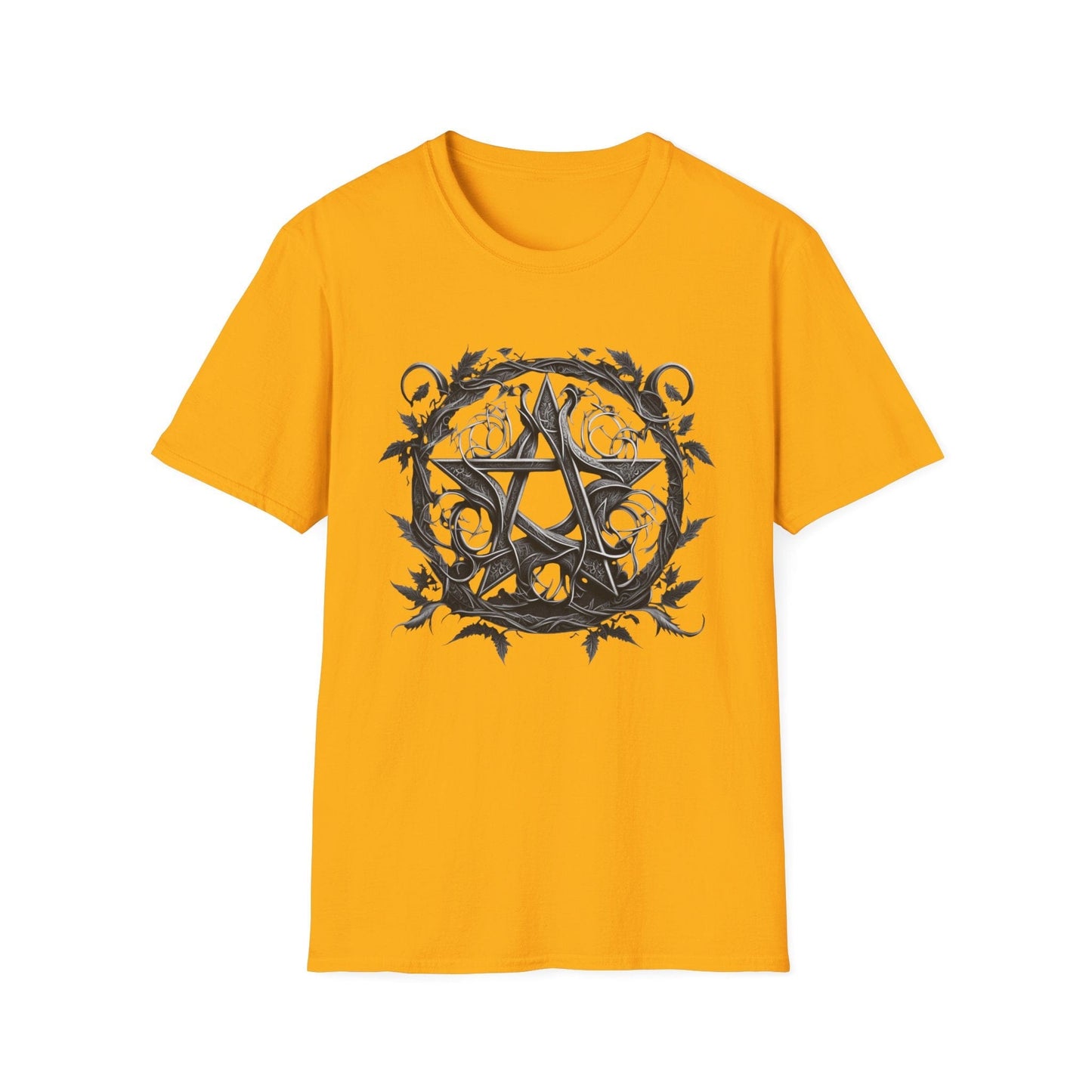 Gothic Sigil T-Shirt – Dark Circular Emblem Graphic Tee - That Should Be on a T-Shirt
