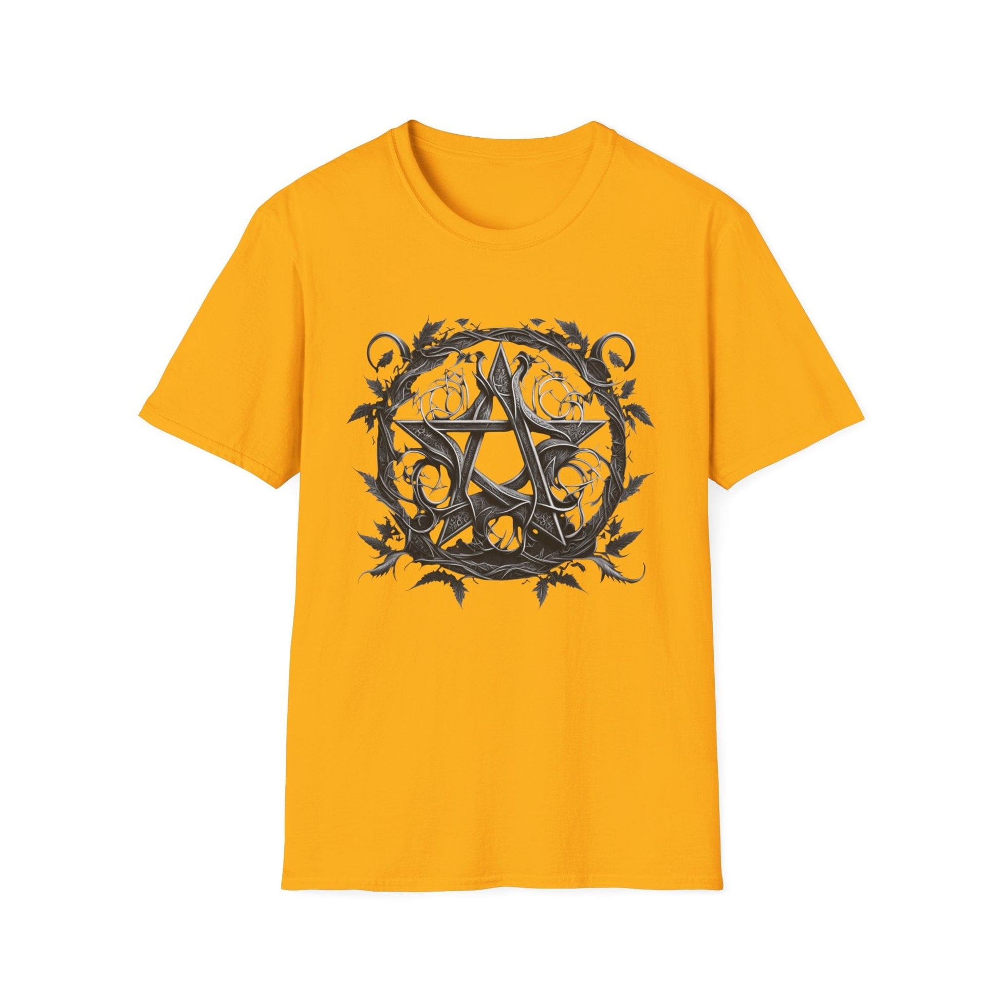 Gothic Sigil T-Shirt – Dark Circular Emblem Graphic Tee - That Should Be on a T-Shirt