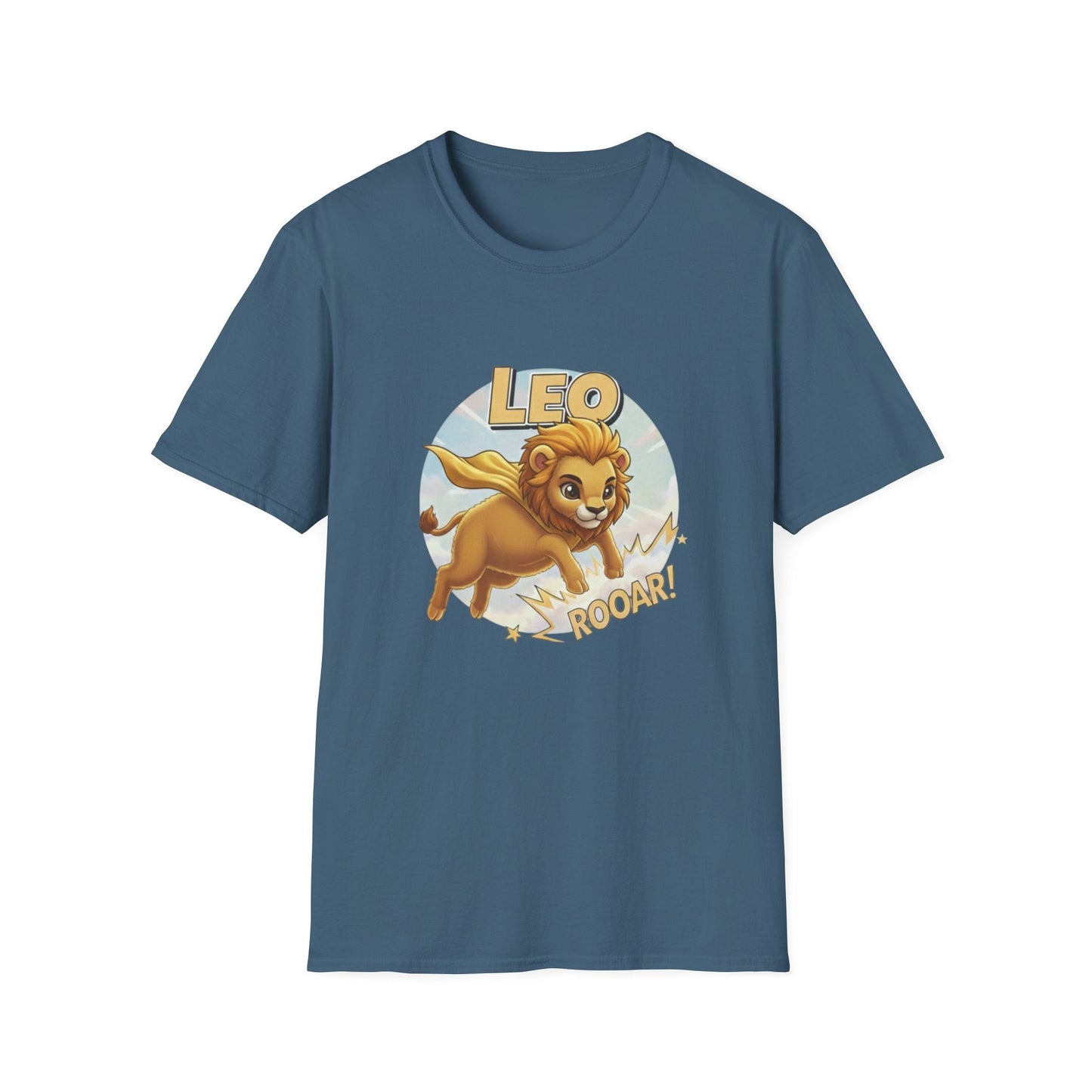 Leo Zodiac T-Shirt – Cute Lion Astrology Tee with “Roaar!” Design - That Should Be on a T-Shirt