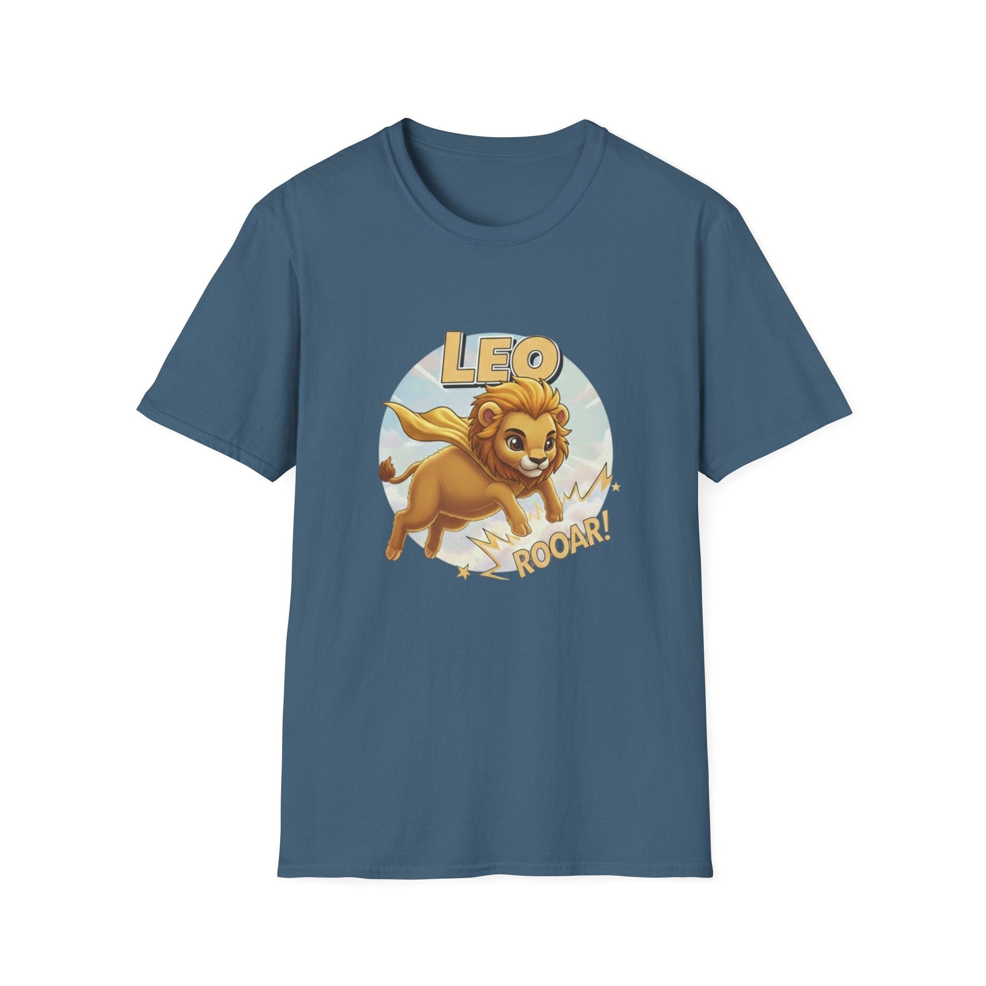 Leo Zodiac T-Shirt – Cute Lion Astrology Tee with “Roaar!” Design - That Should Be on a T-Shirt