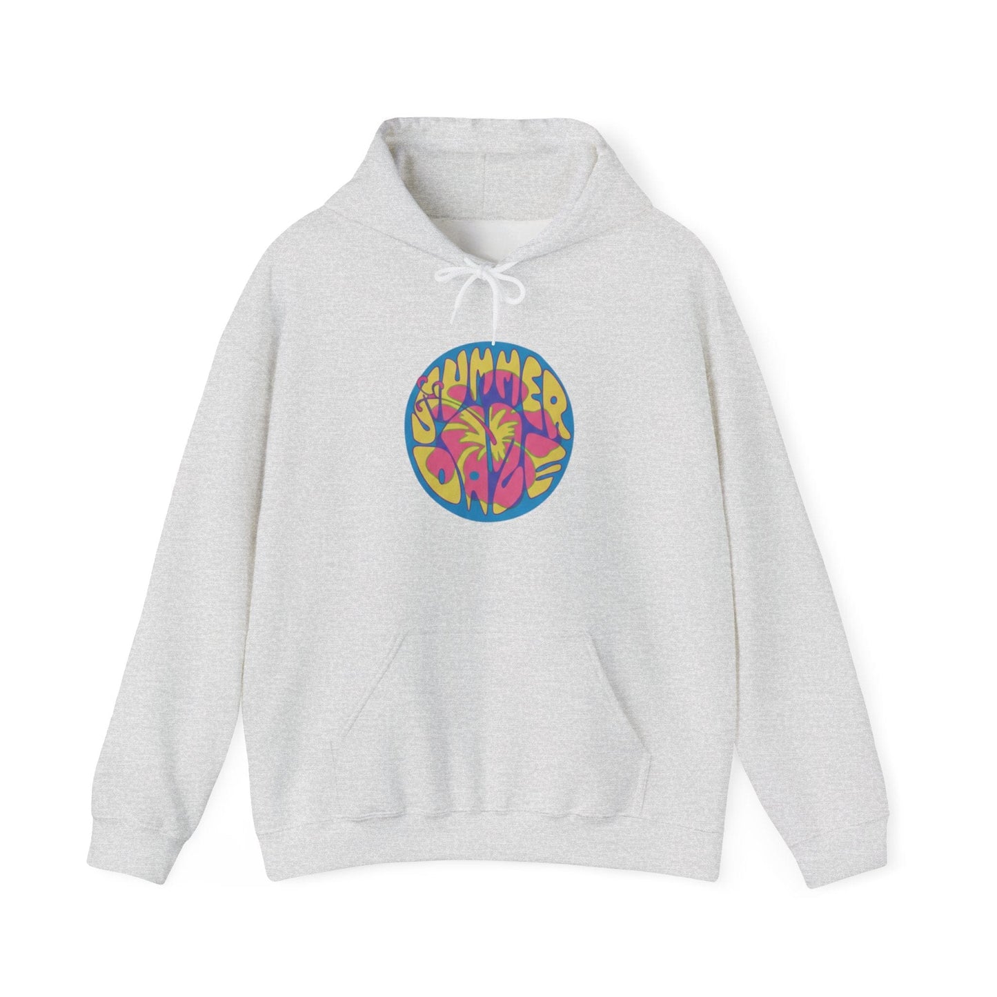 Summer Daze Retro 70s Graphic Hoodie – Oversized Surf Sweatshirt