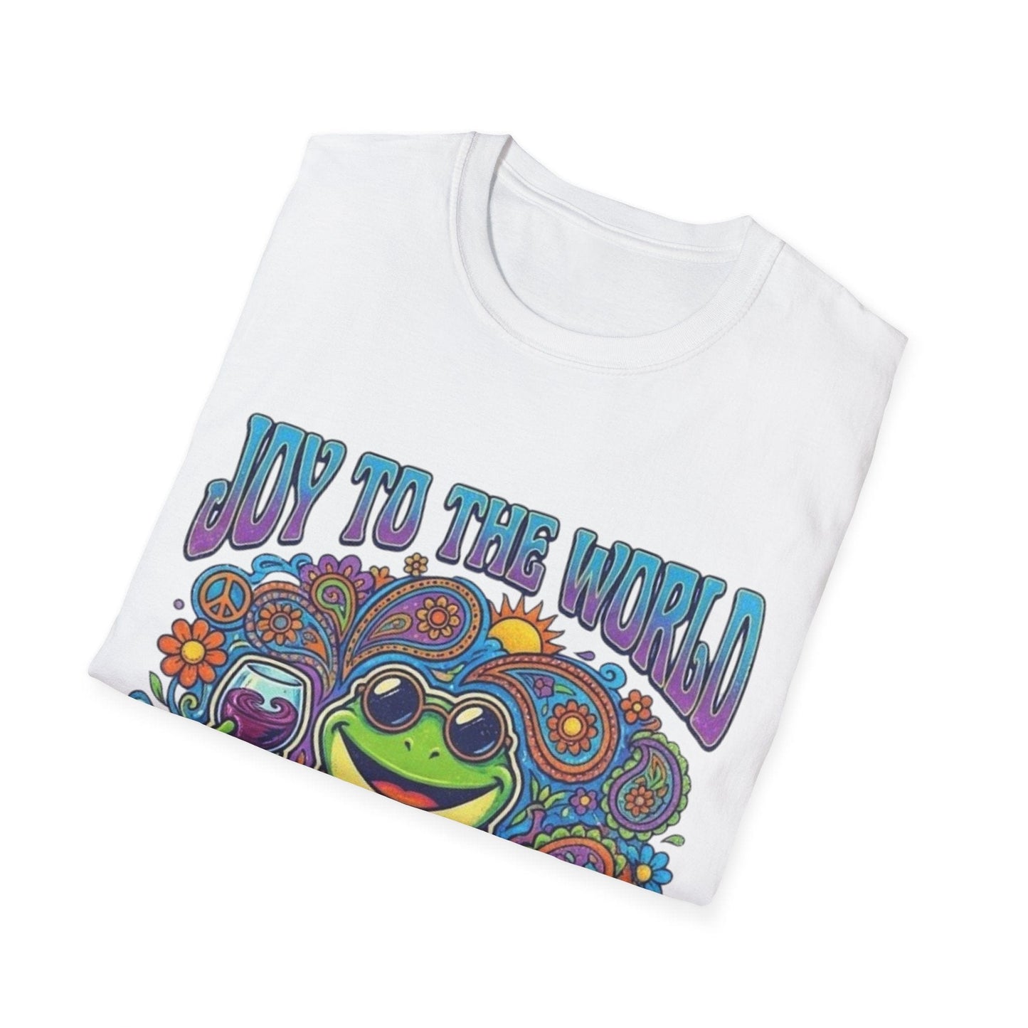 Joy to the World T-Shirt — Psychedelic Holiday Graphic Tee - That Should Be on a T-Shirt