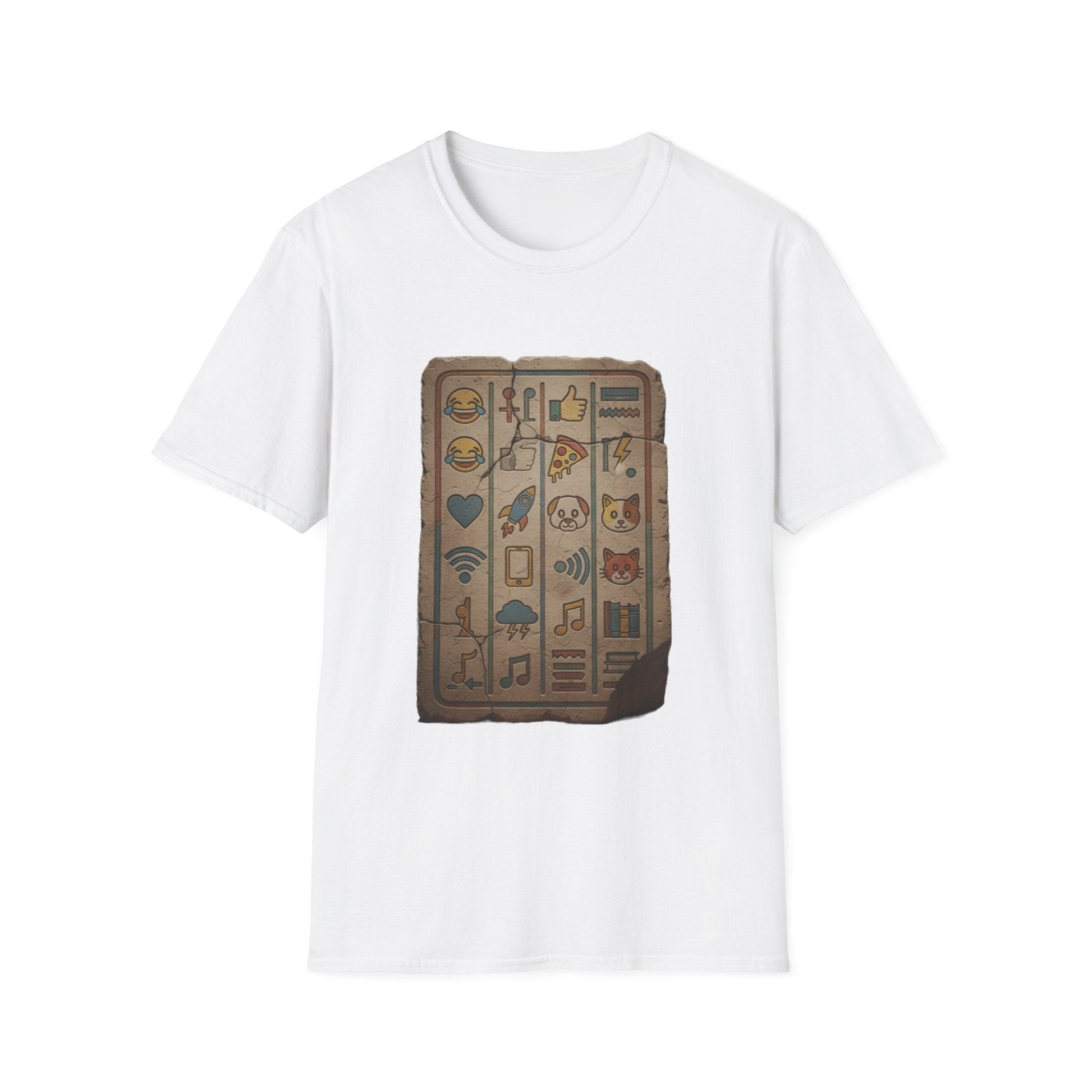 Decoding History: The Hieroglyphic Emoji "Ancient Text" T-Shirt - That Should Be on a T-Shirt