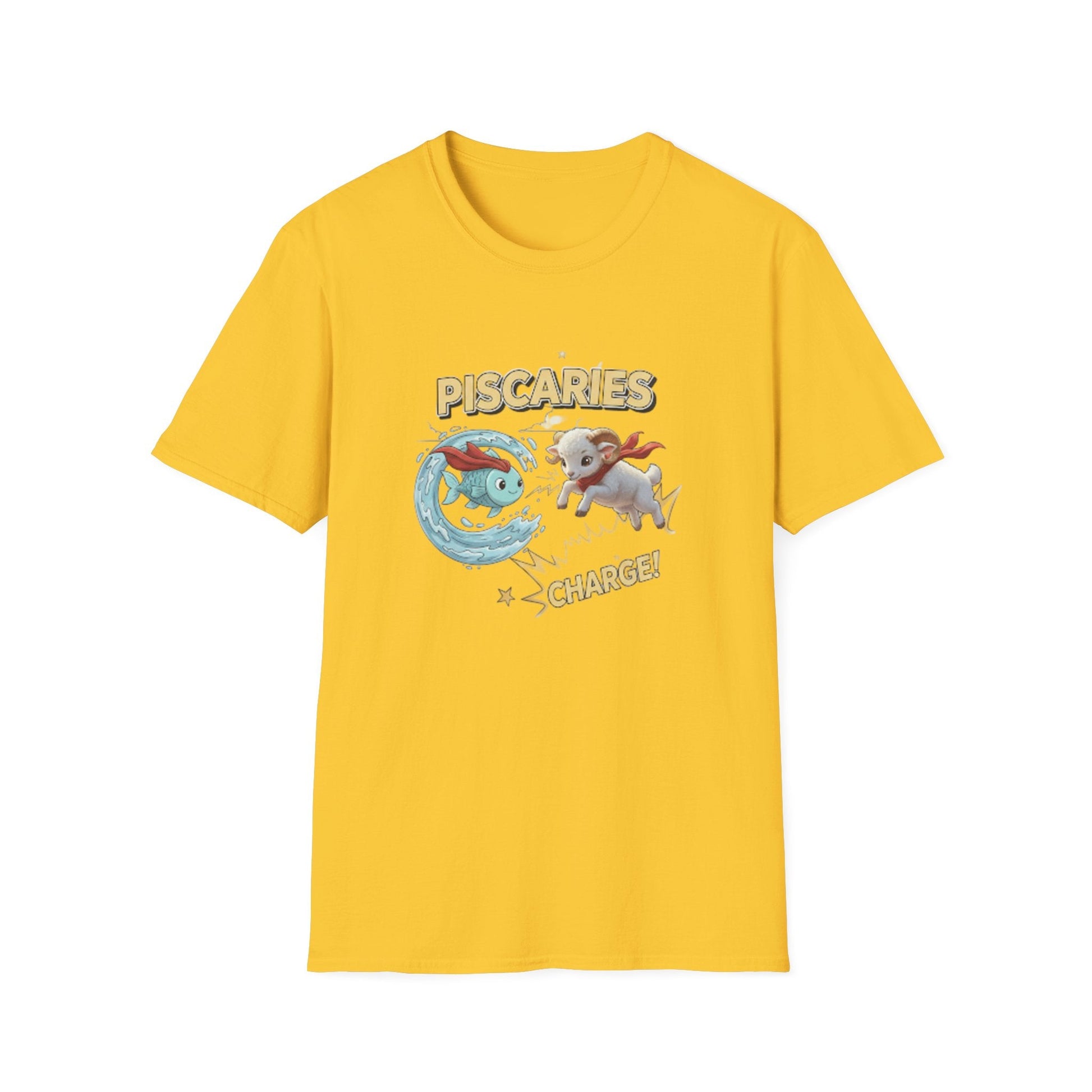 Piscaries Cusp Superhero Vintage T-Shirt — Retro Graphic Tee - That Should Be on a T-Shirt