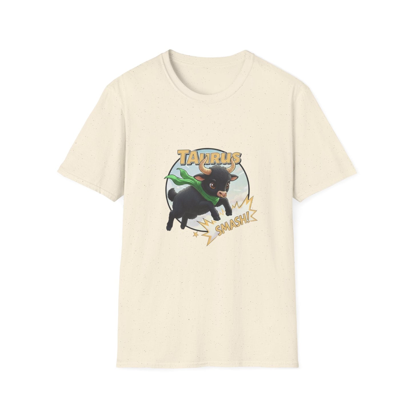 Taurus Smash! Superhero Bull Graphic Tee - That Should Be on a T-Shirt