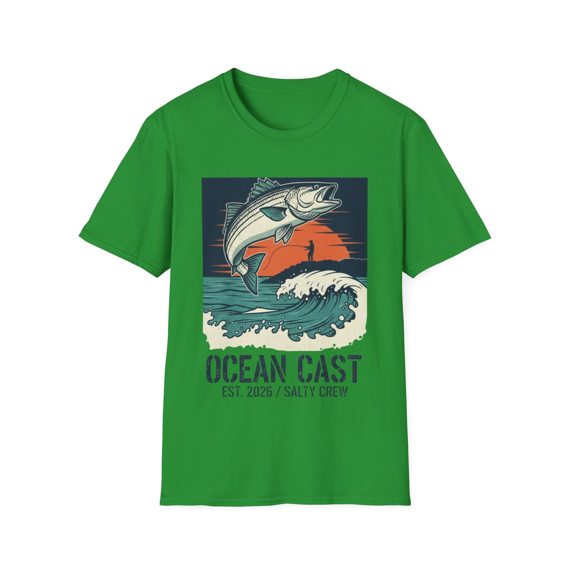 Salty Crew "Ocean Cast" Graphic Tee – Vintage Surf & Turf Style - That Should Be on a T-Shirt
