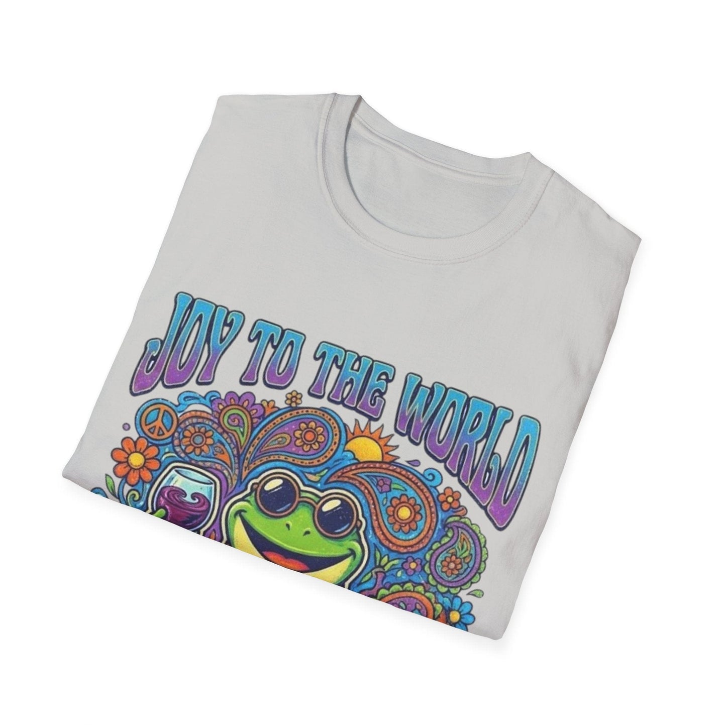 Joy to the World T-Shirt — Psychedelic Holiday Graphic Tee - That Should Be on a T-Shirt