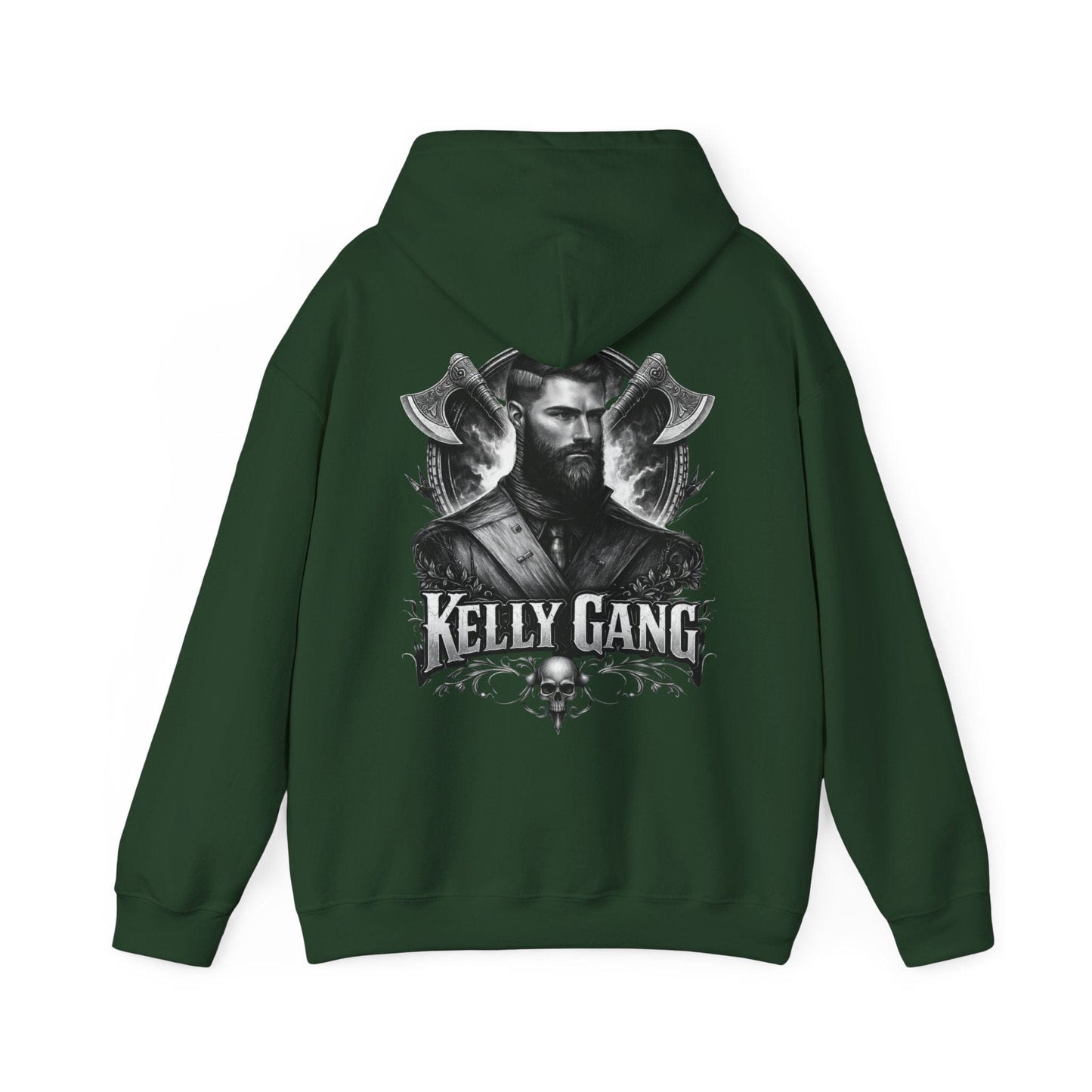 Kelly Gang Hoodie – Vintage Outlaw Portrait Pullover - That Should Be on a T-Shirt