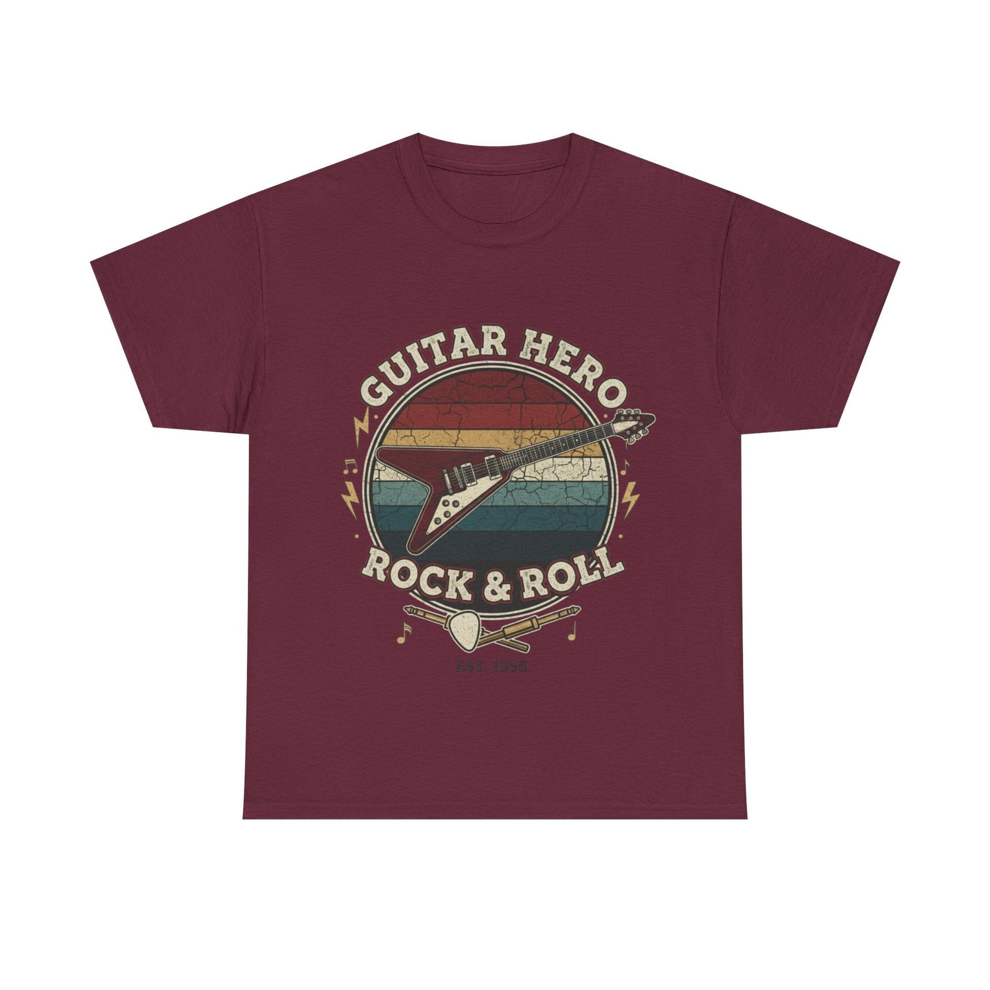 Guitar Hero T-Shirt | Rock and Roll Band Tee | Electric Guitar Graphic Shirt | Music Lover Gift - That Should Be on a T-Shirt