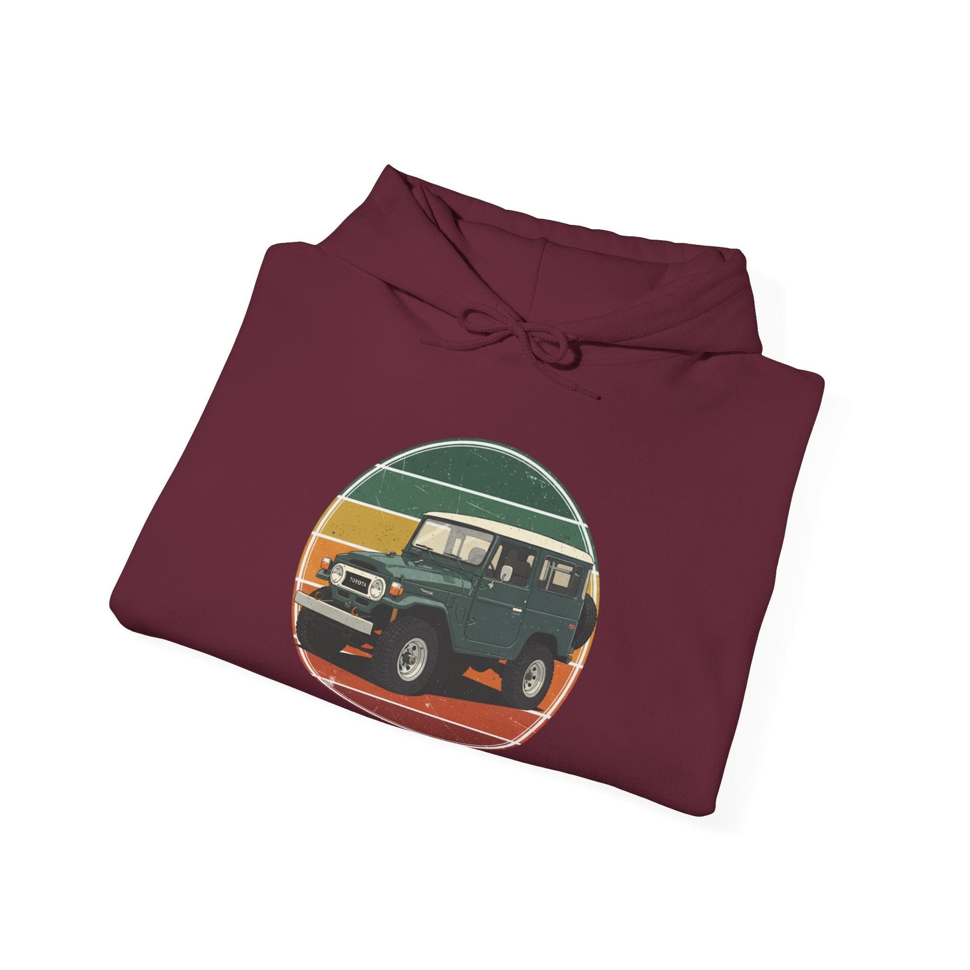 Locked & Loaded FJ40 Land Cruiser Hoodie | Vintage Off-Road Adventure - That Should Be on a T-Shirt