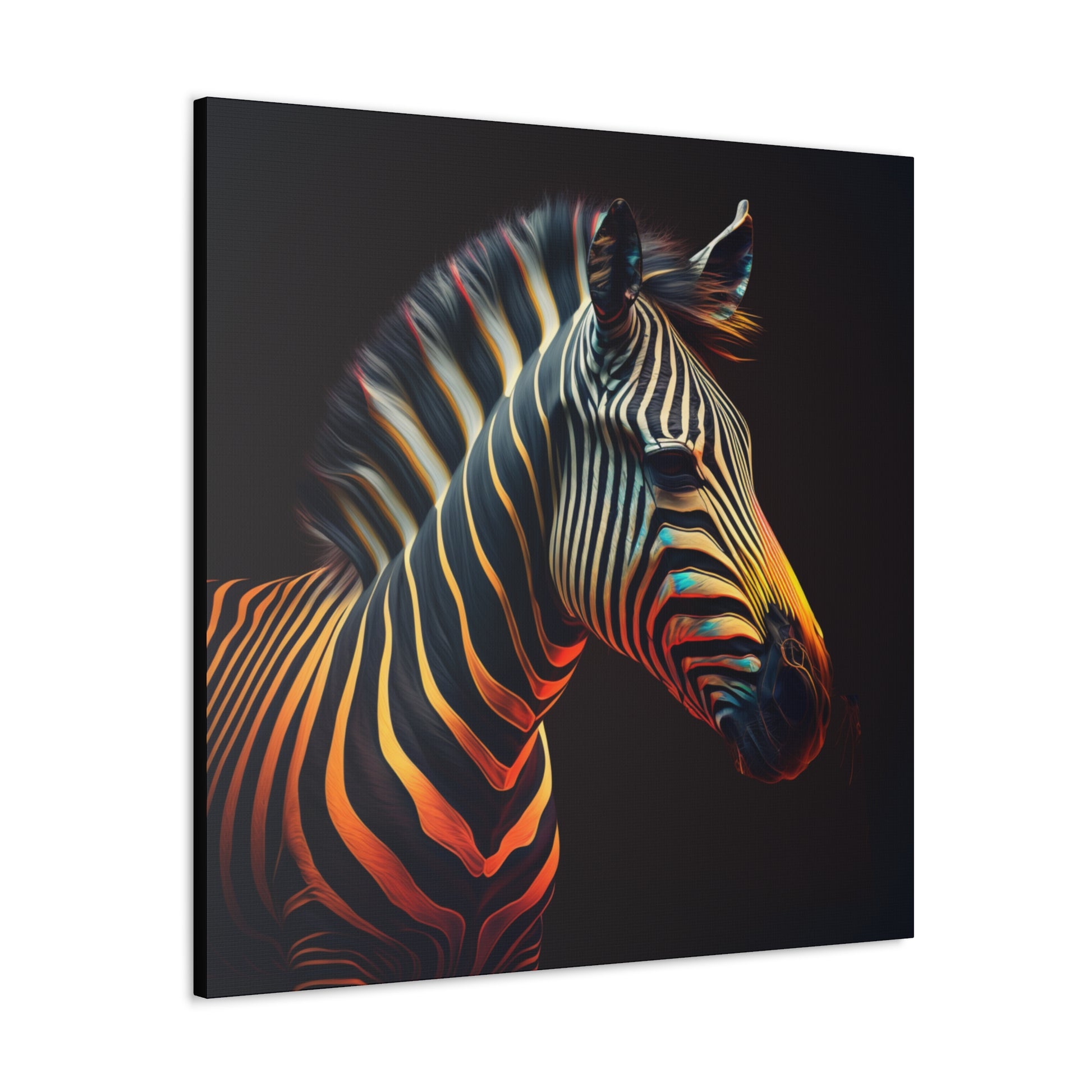 Unleash Wild Elegance: Zebra Canvas Art - That Should Be on a T-Shirt