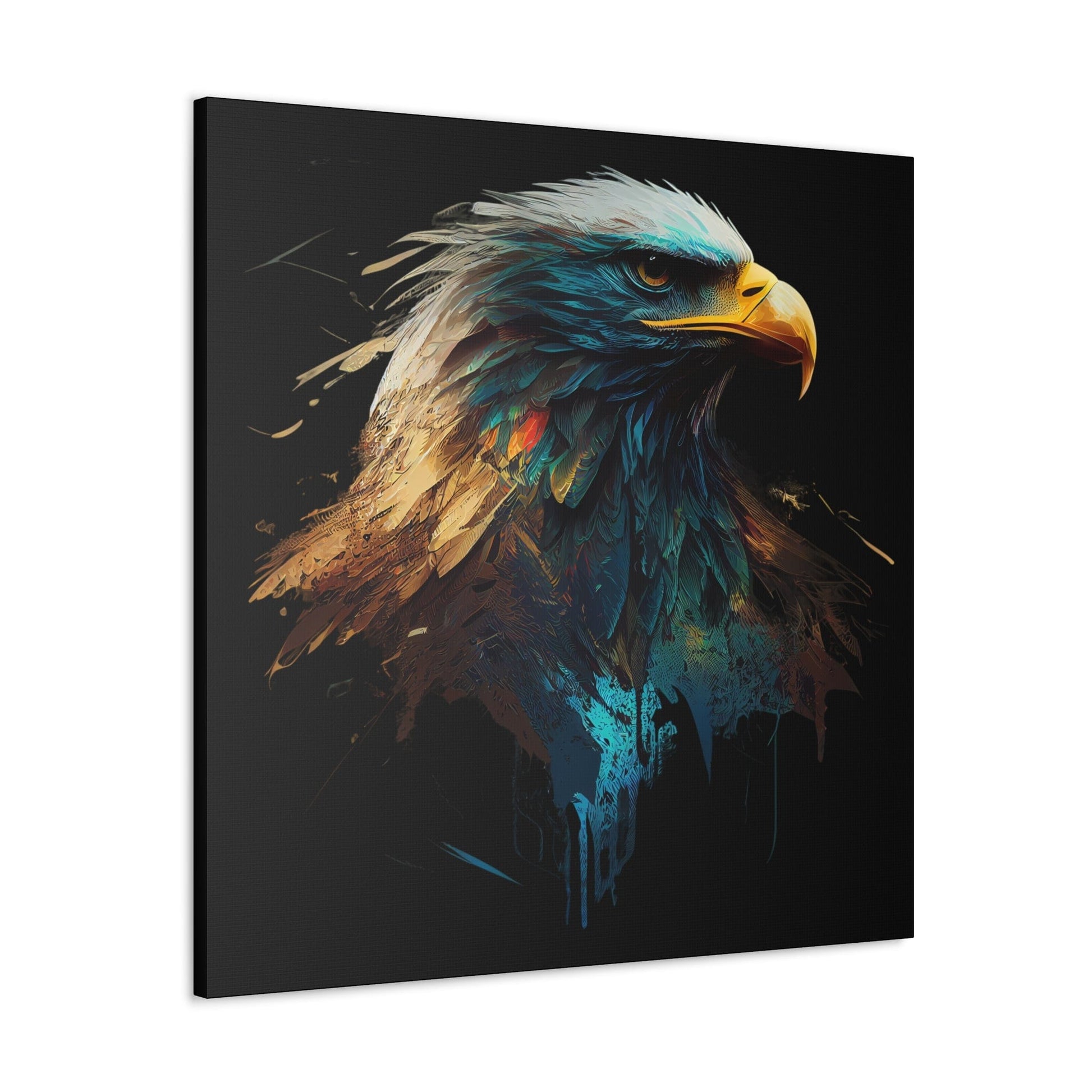 Bald Eagle Art on Canvas - That Should Be on a T-Shirt